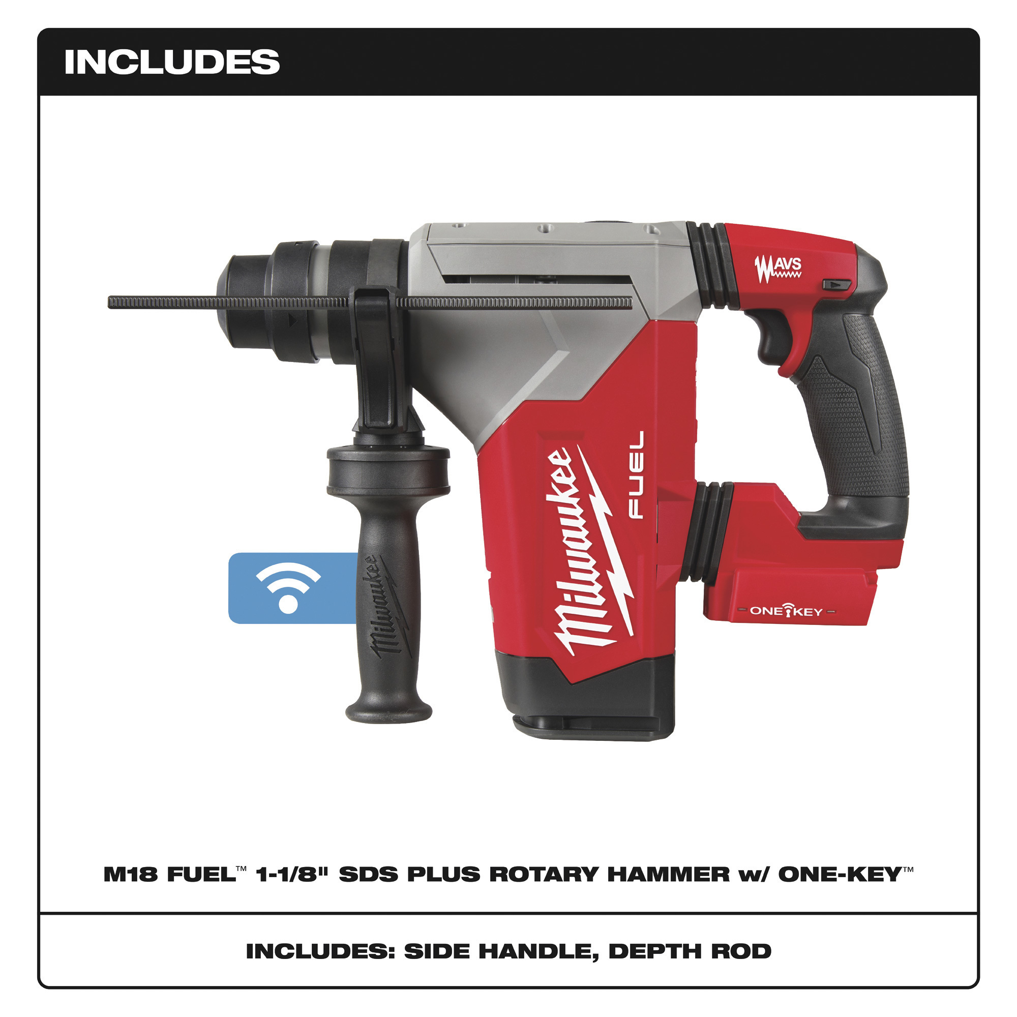 Milwaukee M18 FUEL Cordless 1-1/8in. SDS Plus Rotary With ONE-KEY— Only, 2915-20 | Northern Tool