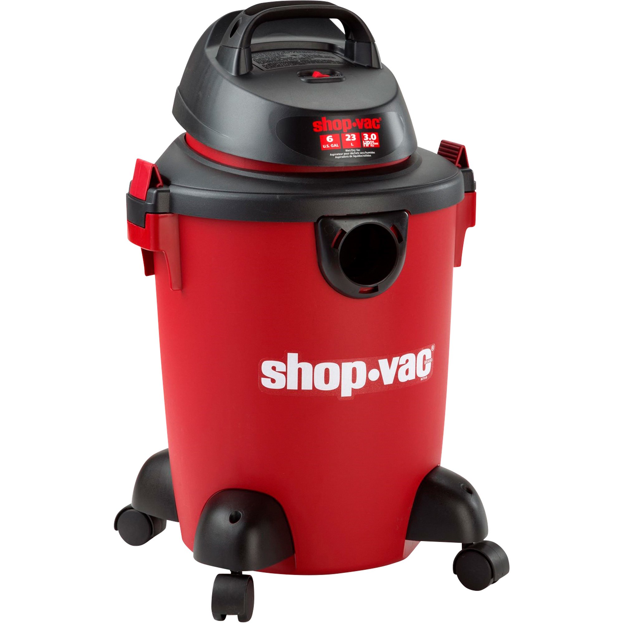 shop vac 6 gallon 3.0 peak hp wet dry vacuum