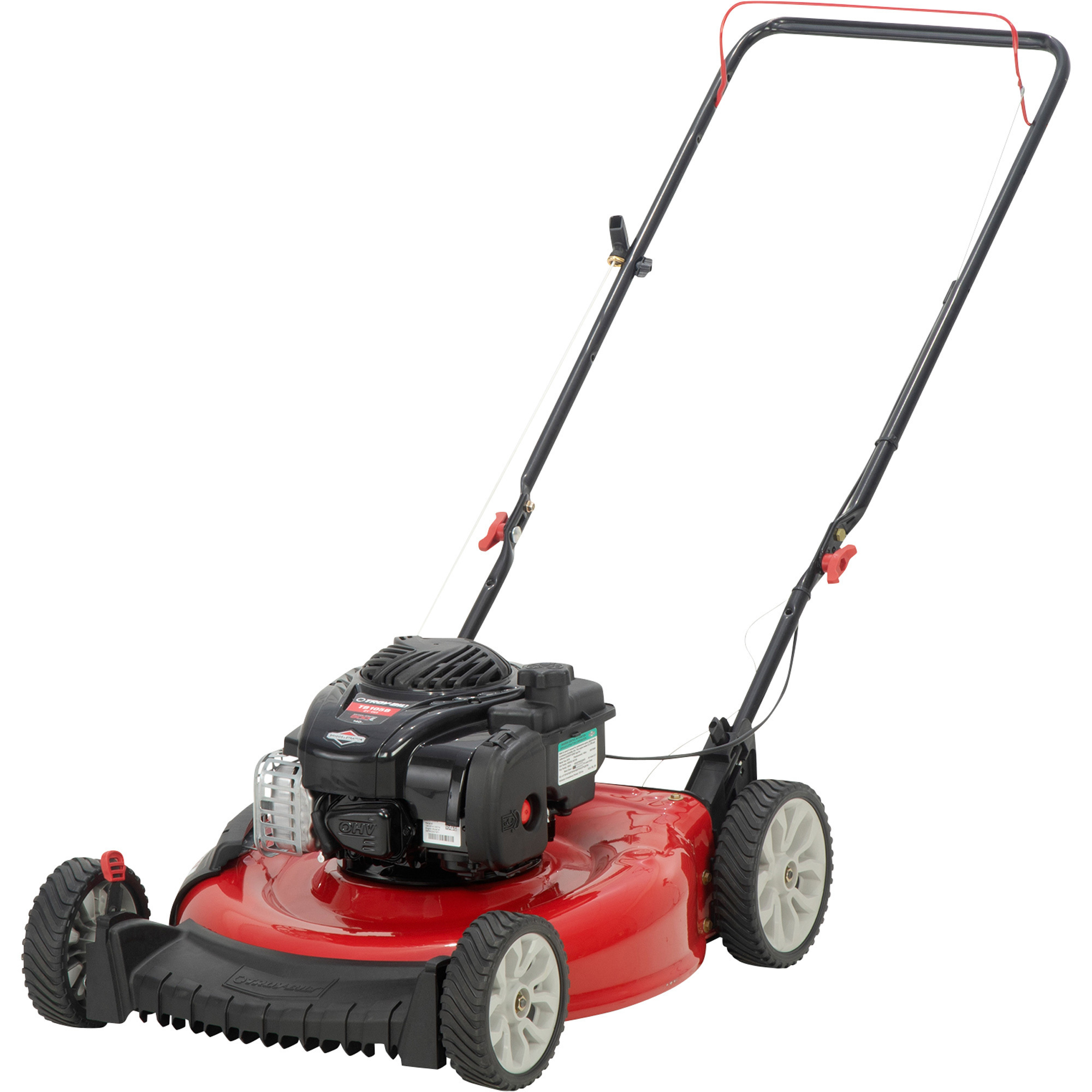 Troy-Bilt Walk-Behind Push Lawn Mower, 140cc Briggs & Stratton OHV ...