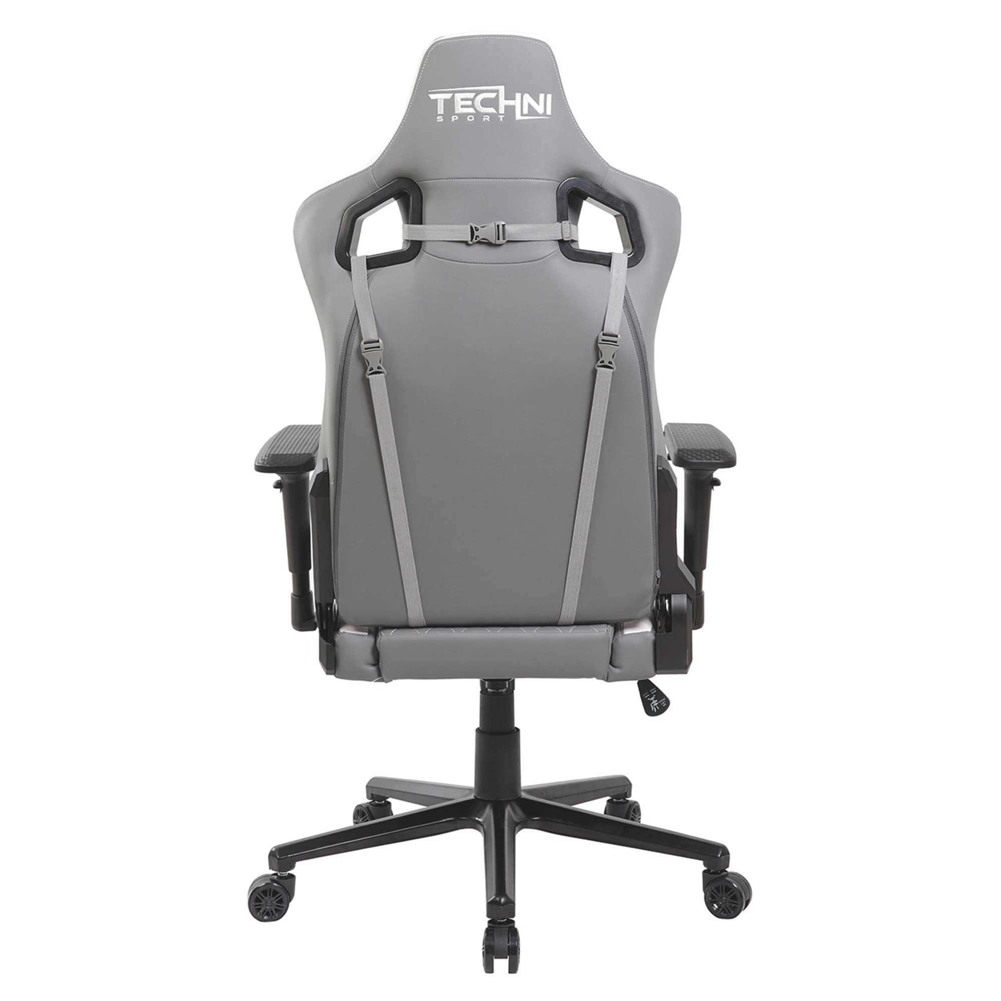 TechniSport Game Master Gaming Chair — White, 300Lb. Capacity, 25.5in