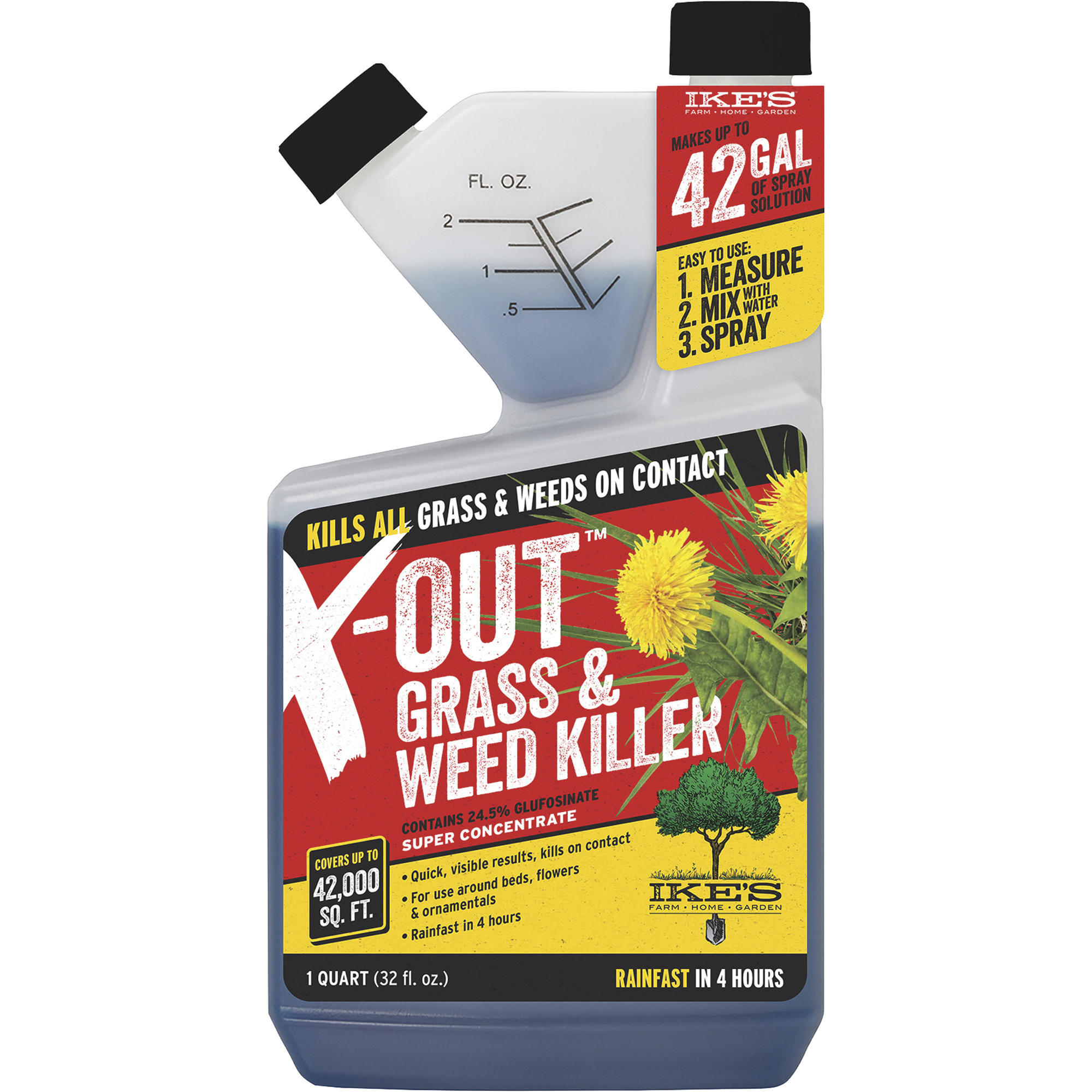 IKE'S X-Out Grass & Weed Killer, 1-Quart Bottle | Northern Tool