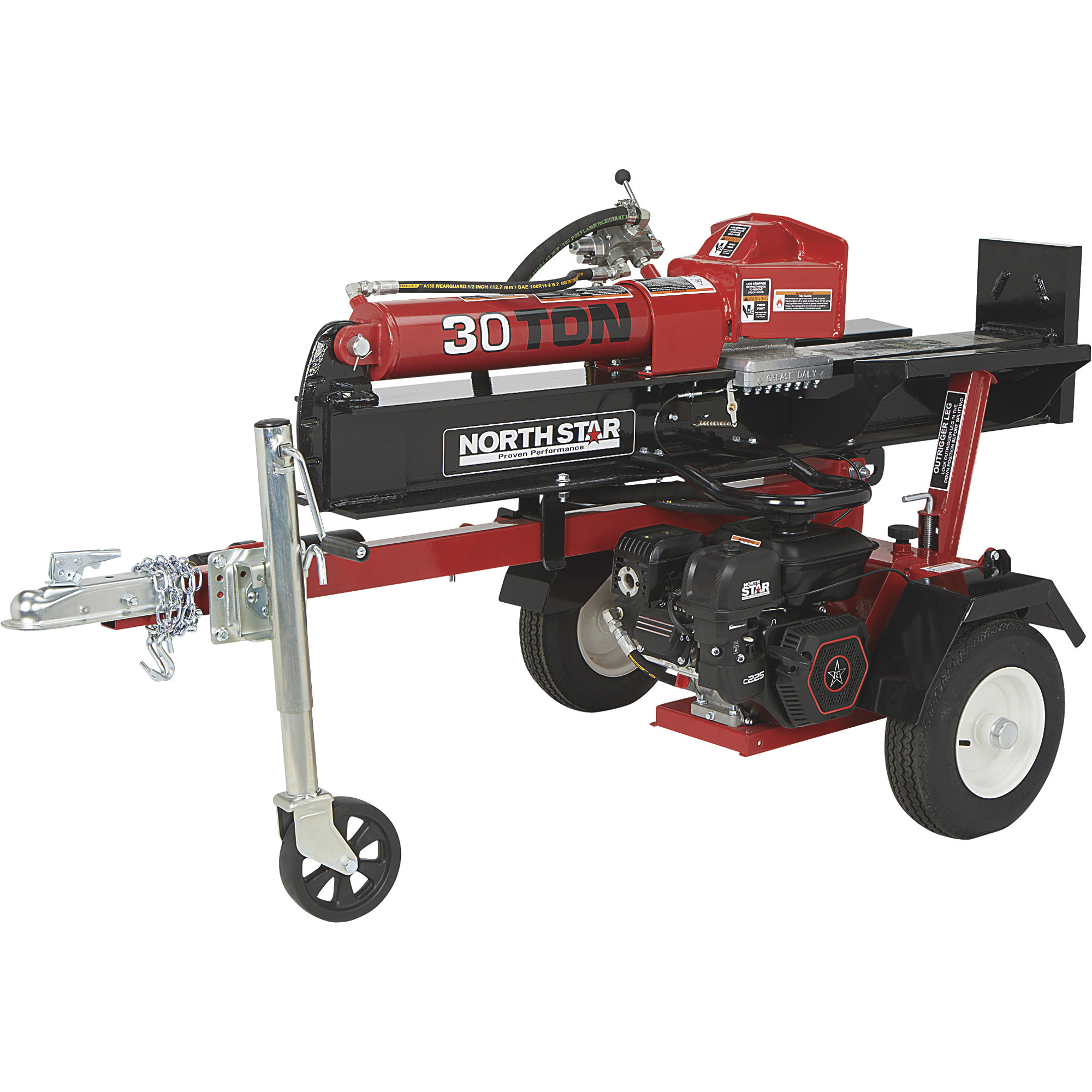 NorthStar 30-Ton Horizontal/Vertical Log Splitter, 225cc OHV NorthStar Engine