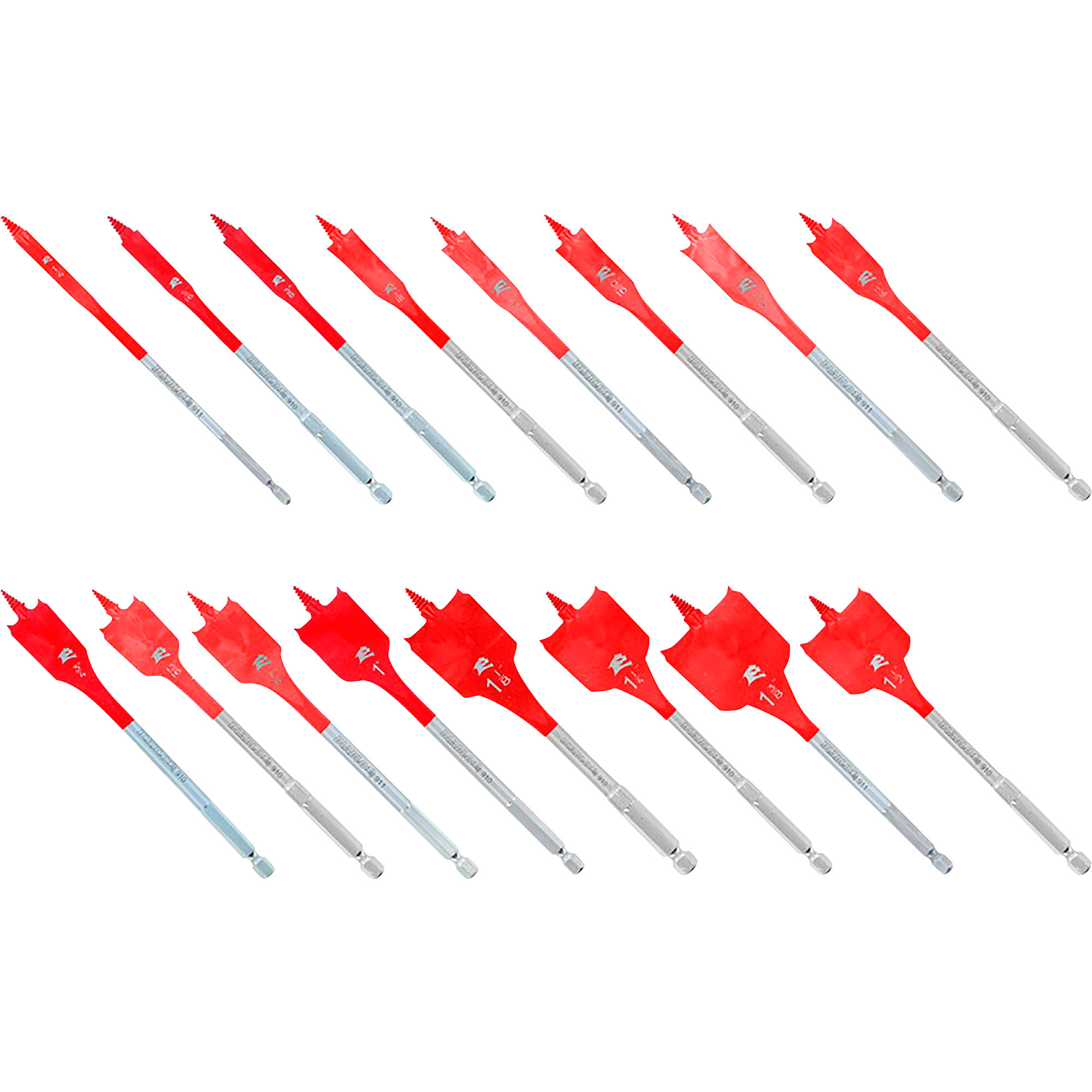 Diablo Speed Demon Spade Bit Set — 16Pc., Model DSP2980S16