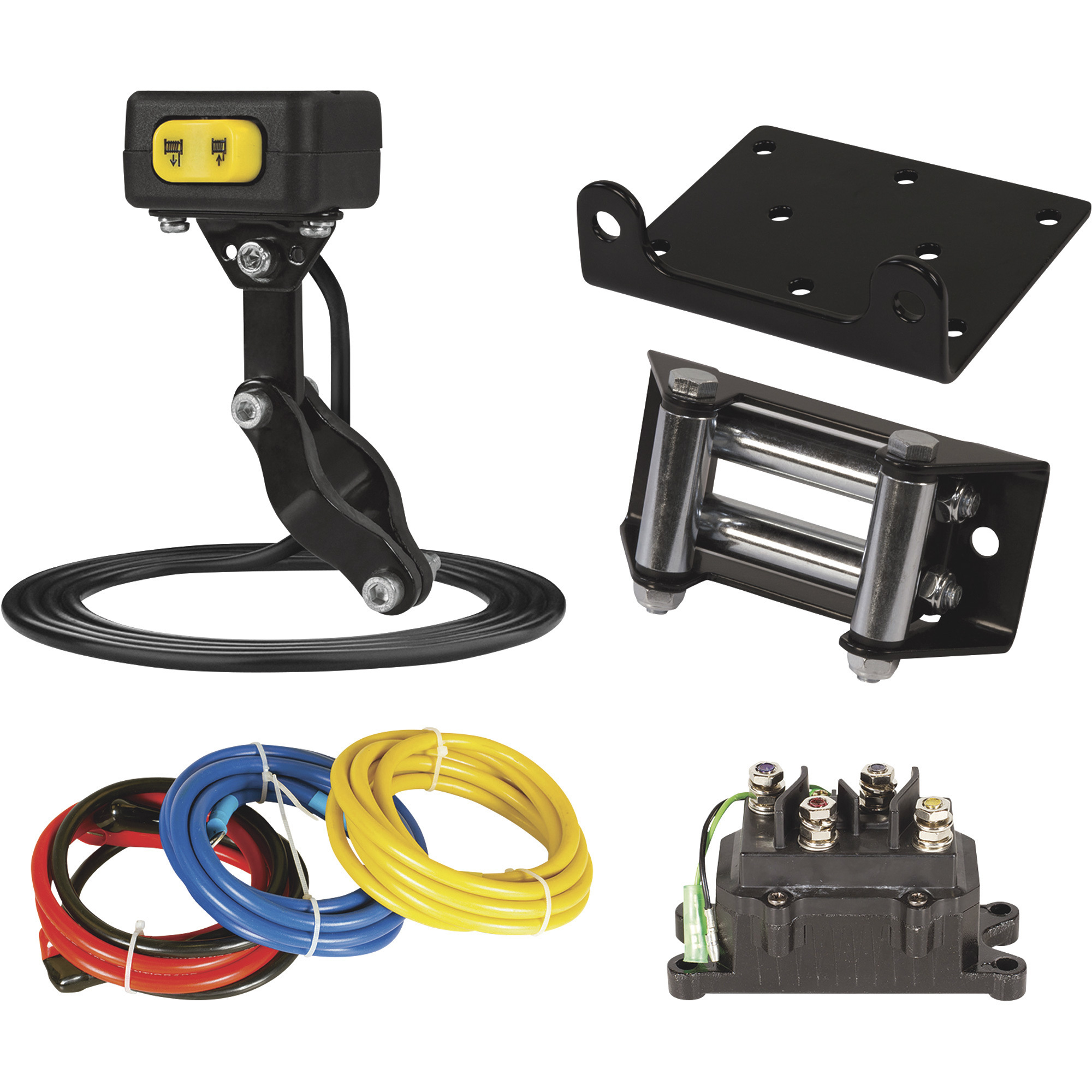 Champion 12 Volt DC Powered Electric ATV/UTV Winch, 4000Lb. Capacity