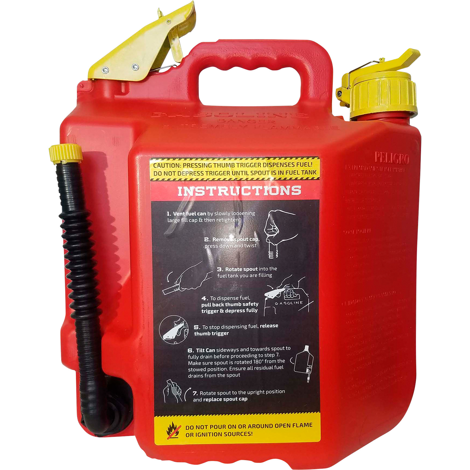 5 Gallon SureCan Gas Can, Standard Edition - Fletcher Products