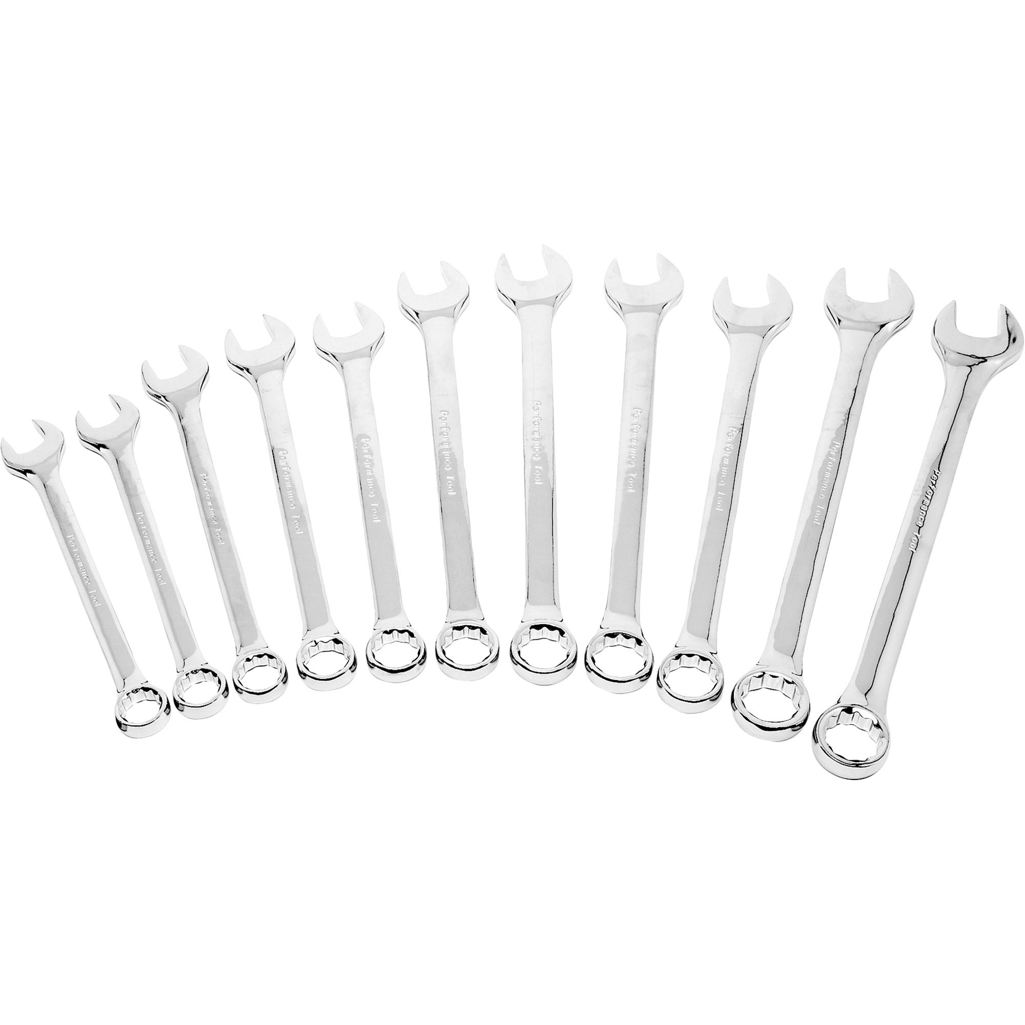 Performance Tool Combination Wrench Set — 11-Pc. Metric, Model# W1062