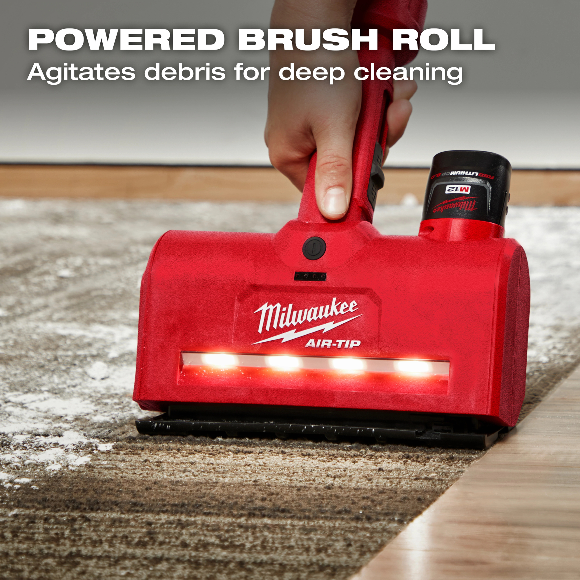 Milwaukee M12 Air-Tip Utility Vacuum Nozzle, Tool Only, Model# 0980-20 ...