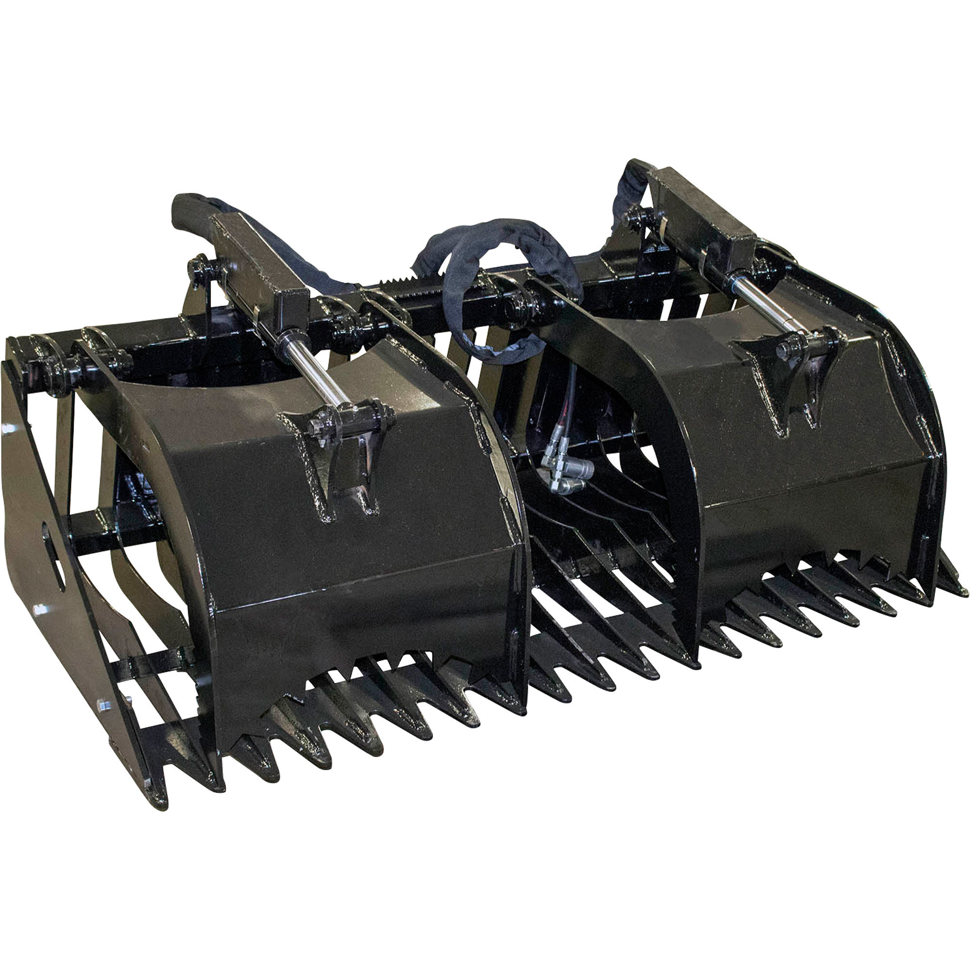 Field Tuff Skidloader Grapple - 74in. Working Width, 2000-Lb. Capacity, Hydraulic Claw, Model# PR-74SGGP