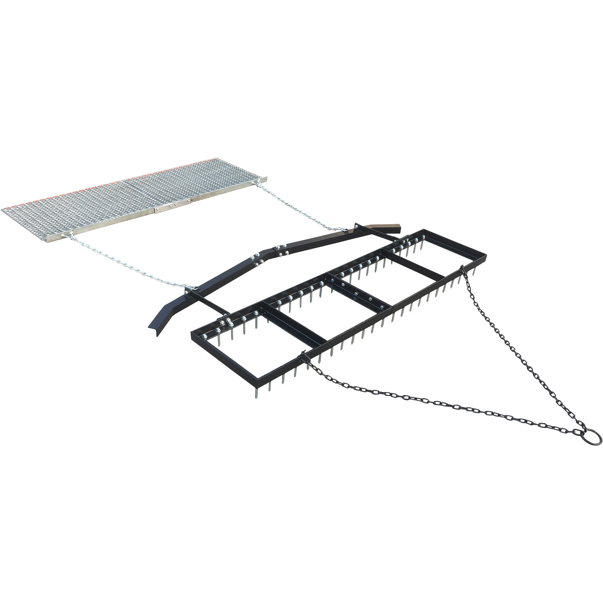 Yard Tuff Spike Drag with Leveling Bar and Drag Mat — 6ft. Working