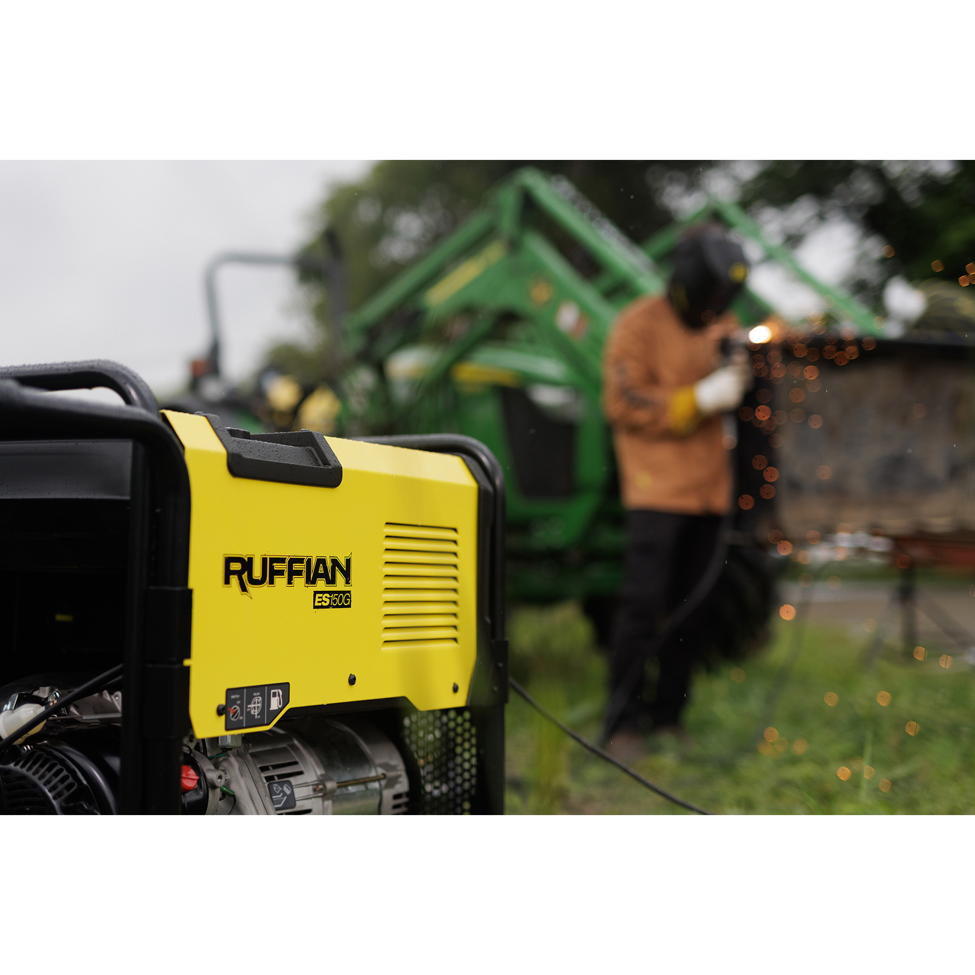 ESAB Ruffian 150 DC Stick Welder and AC Generator, Model 0707070150