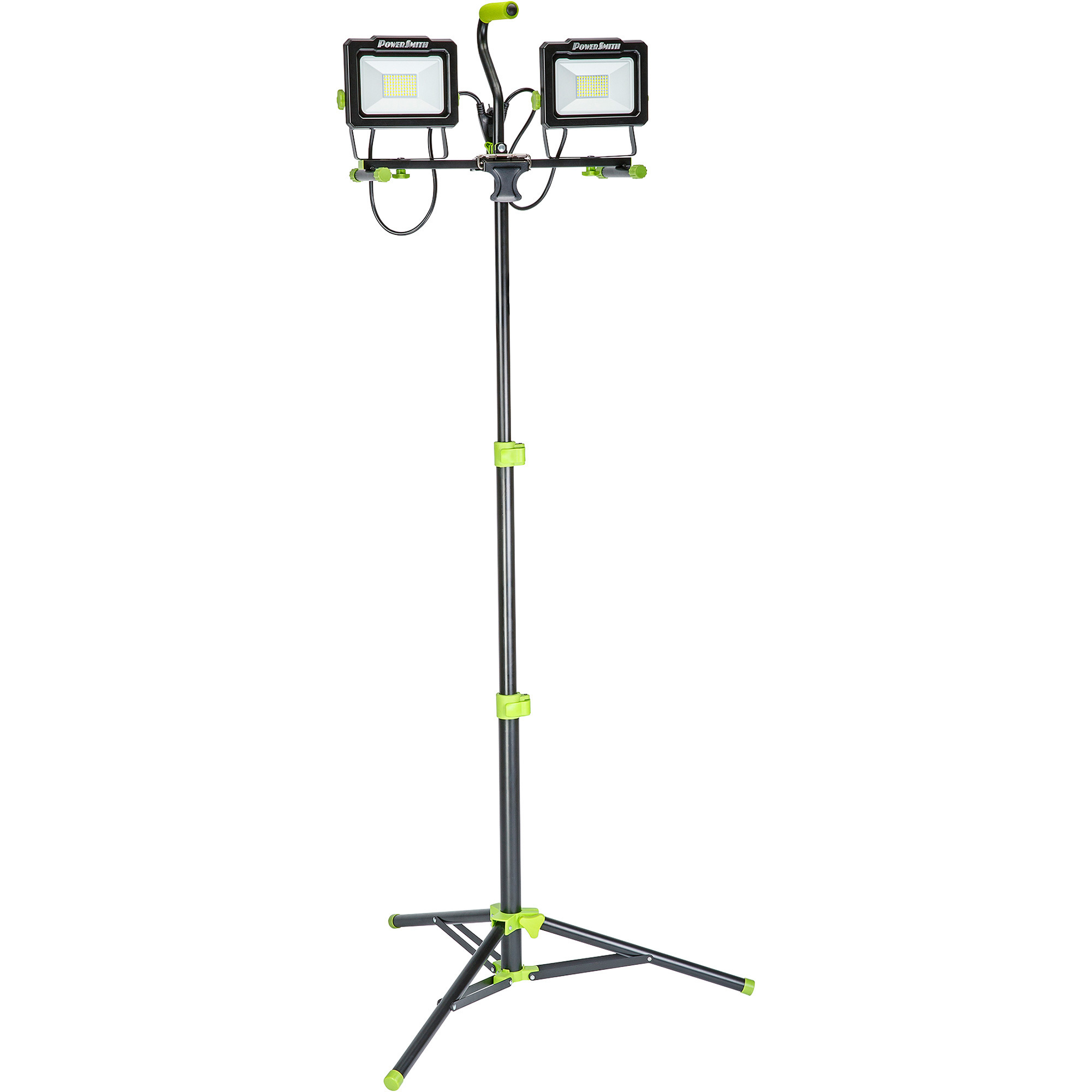PowerSmith Dual Head LED Tripod Work Light, 14,000 Lumens, Model# PWLD140T