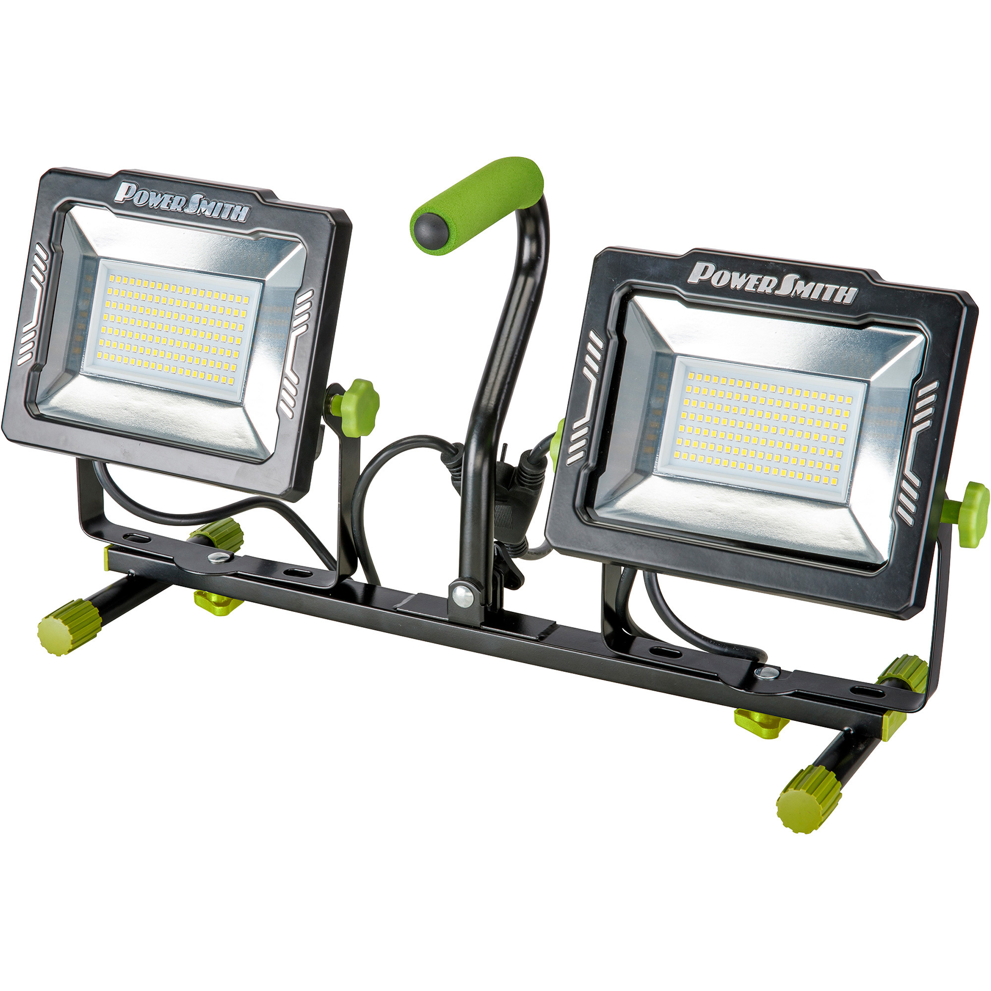 PowerSmith Dual Head LED Tripod Work Light — 20,000 Lumens, Model PWLD200T Northern Tool