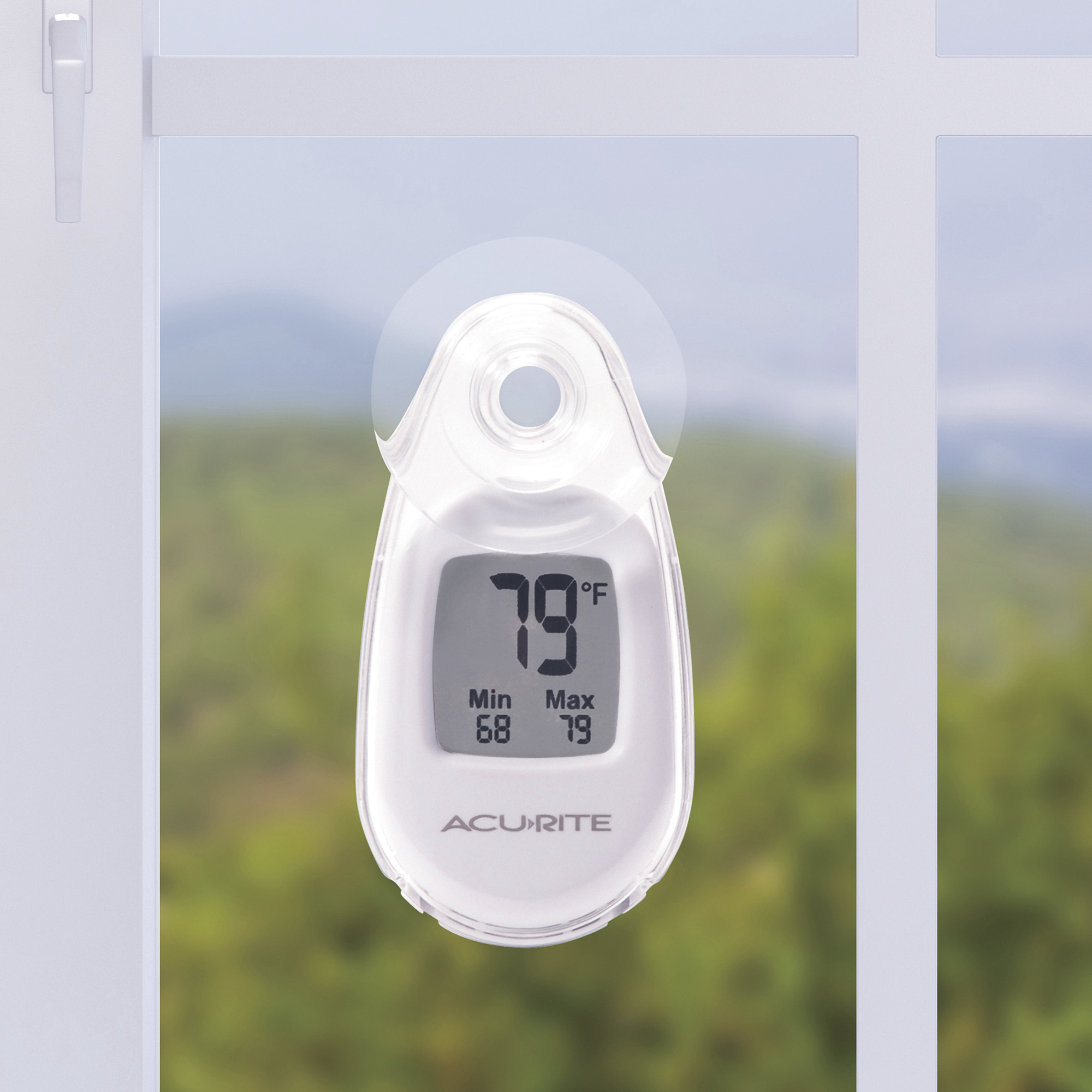 AcuRite Digital Wired Indoor White Thermometer