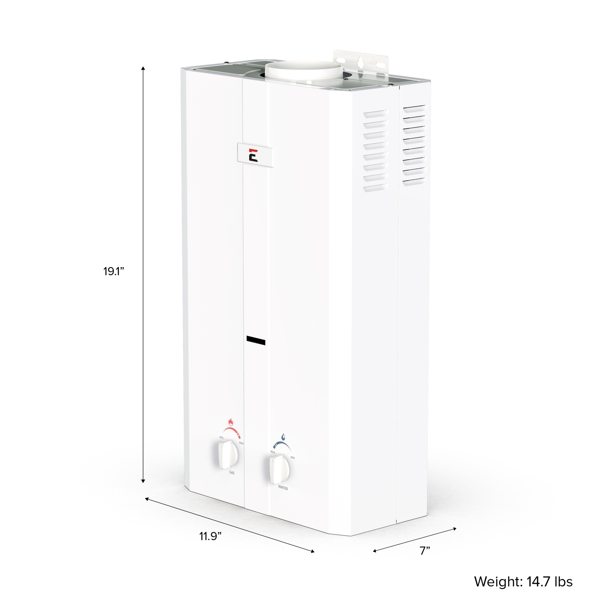 Eccotemp Portable Tankless Water Heater Shower Bundle — 3.0 GPM, Liquid