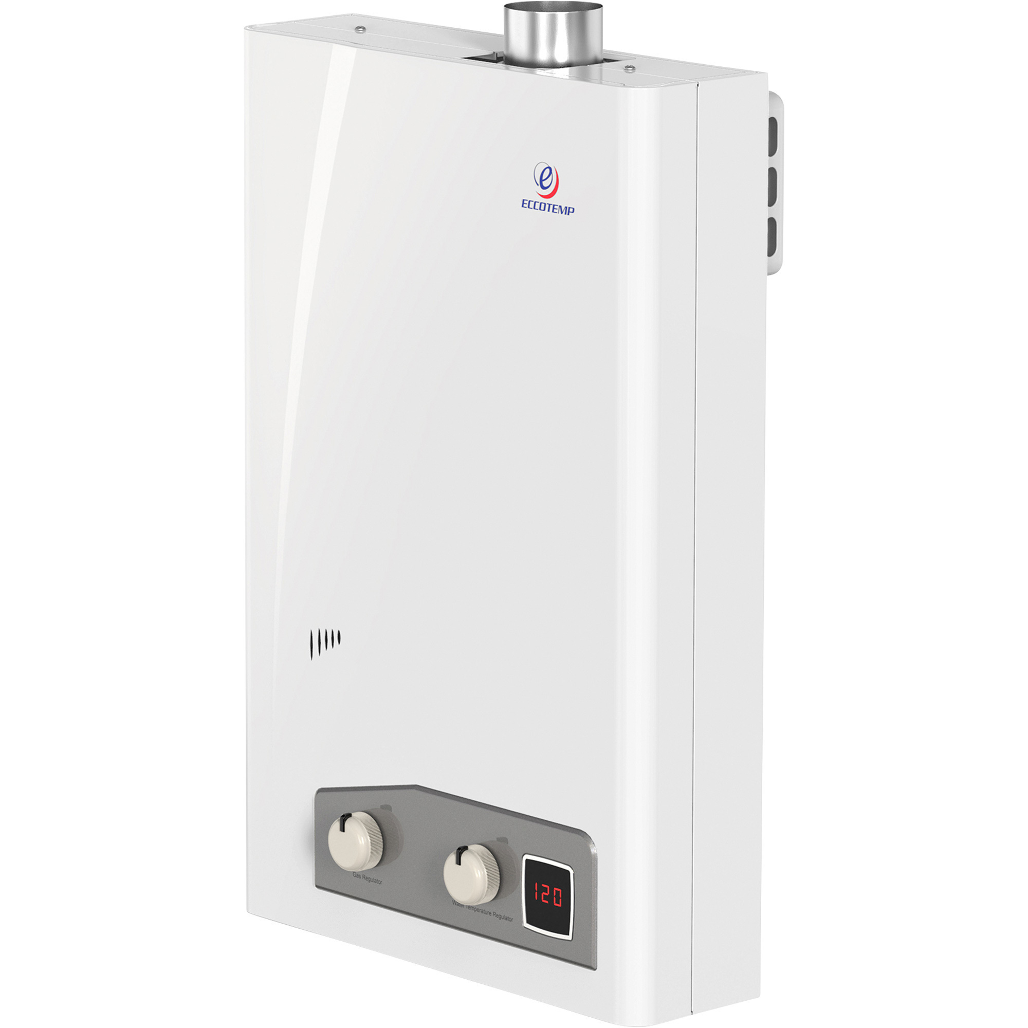 Eccotemp Tankless Water Heater Vertical Bundle, 4.0 GPM, Liquid Propane, Model FVI12LPV