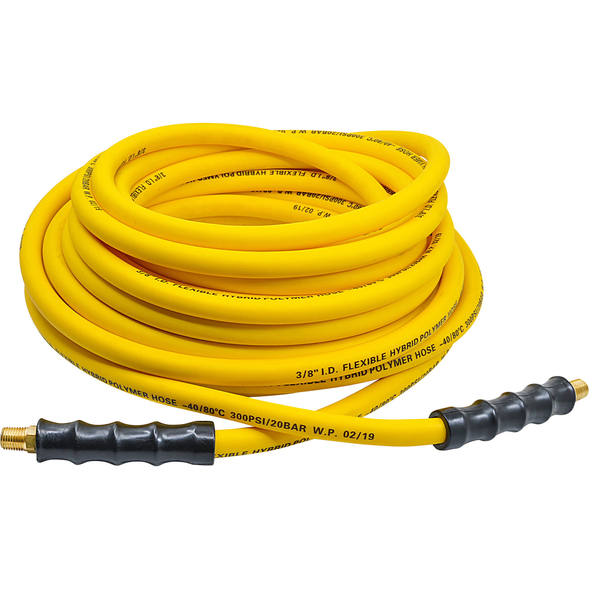 Klutch Professional Whip Hose, 1/2in. x 5ft., 300 PSI, Model