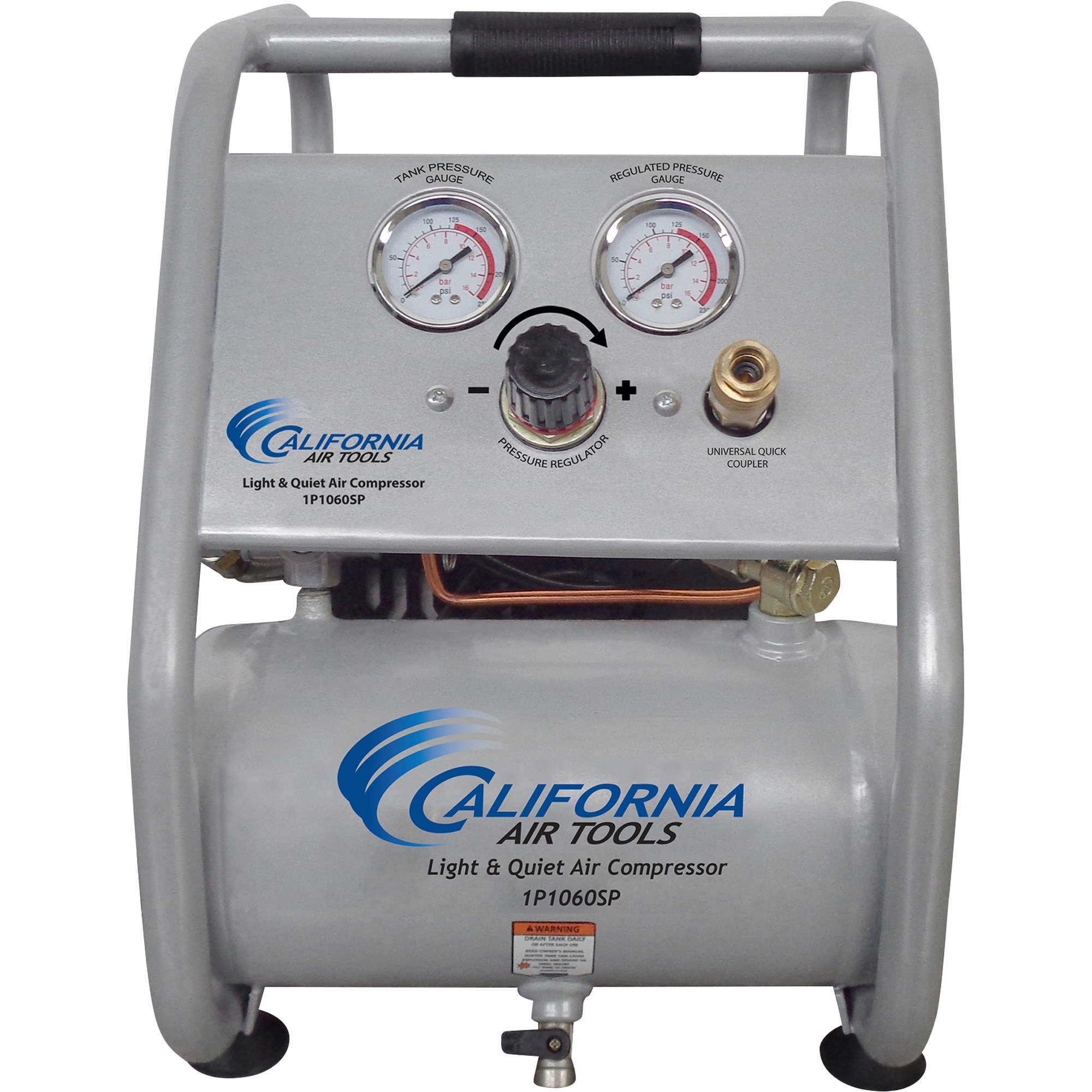 California Air Tools UltraQuiet Portable Air Compressor — .6 HP, 1