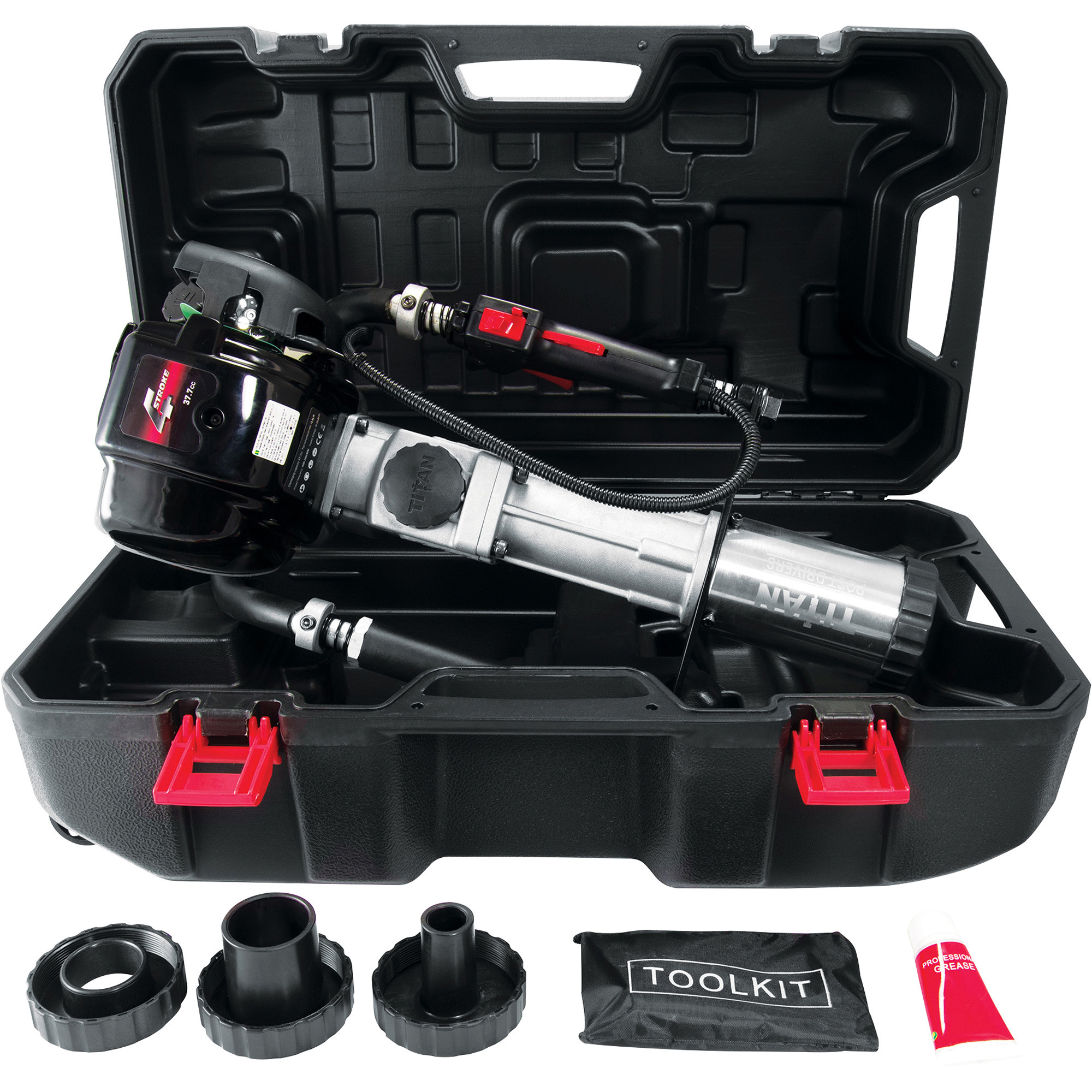 Titan Post Driver, Gas-Powered 1.3 HP 4-Stroke Engine, 1500 BPM, Model# PGD2875