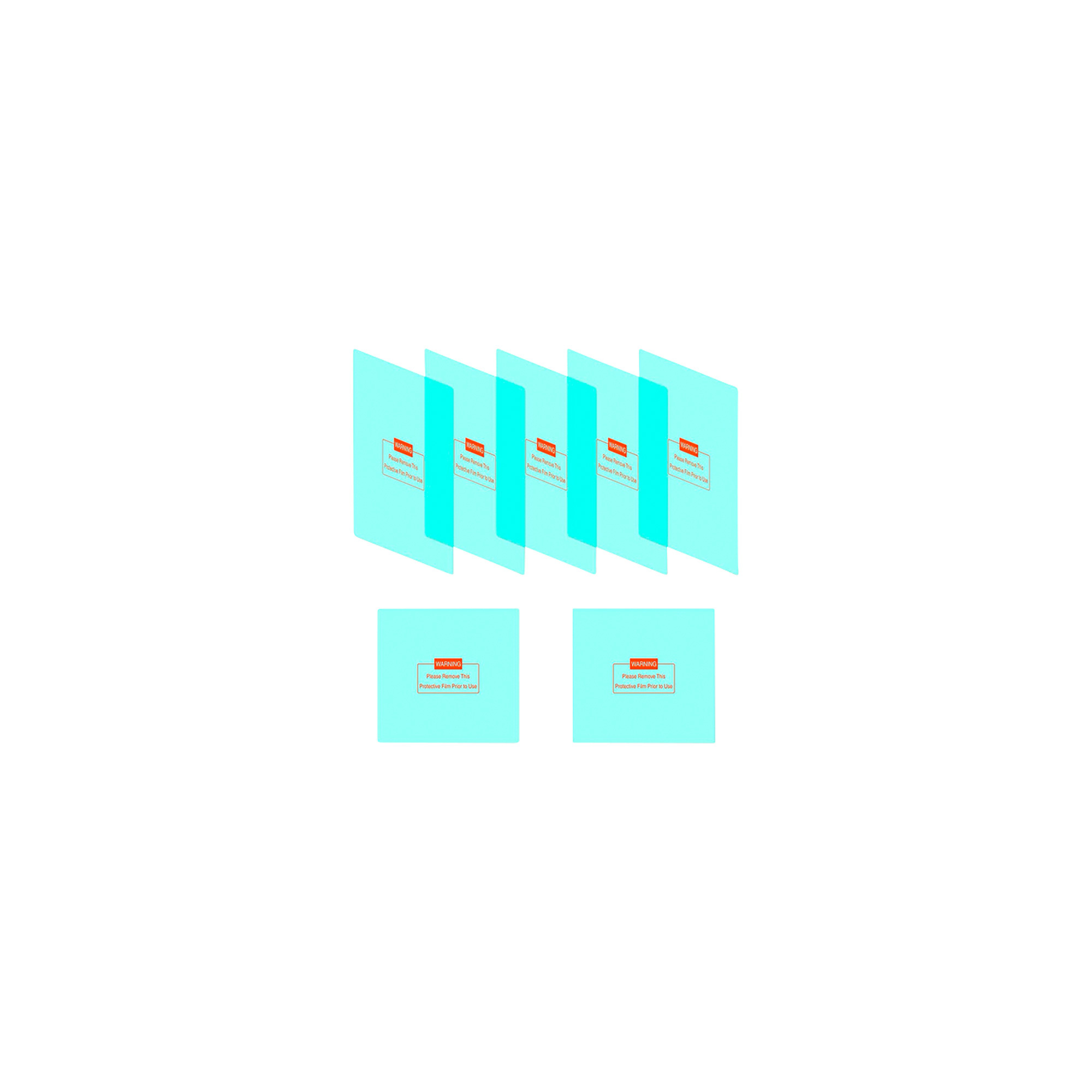 Klutch Lens Covers for Welding Helmet, 7Pc. Replacement Kit, Works