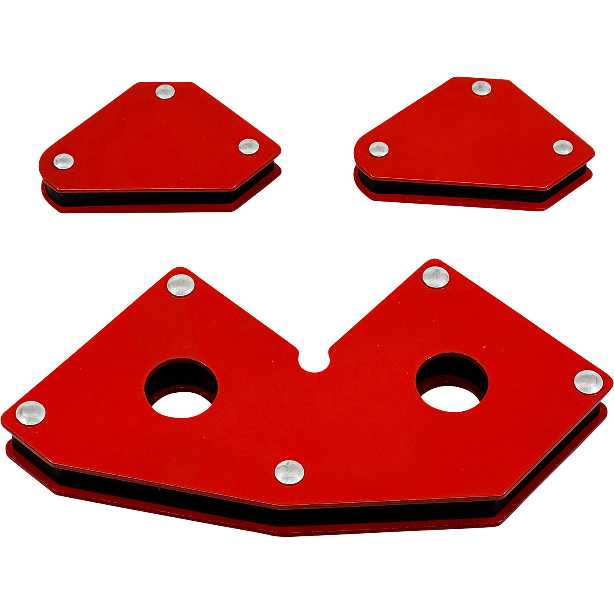 Klutch Mini Welding Magnets, 3-Pc. Set