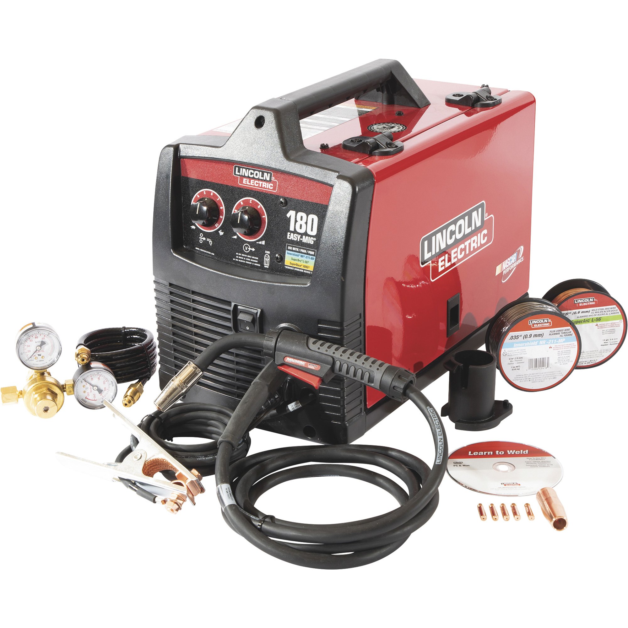 Lincoln Electric 180A Easy MIG Weld Kit — Includes K2532-1 Spool Gun ...