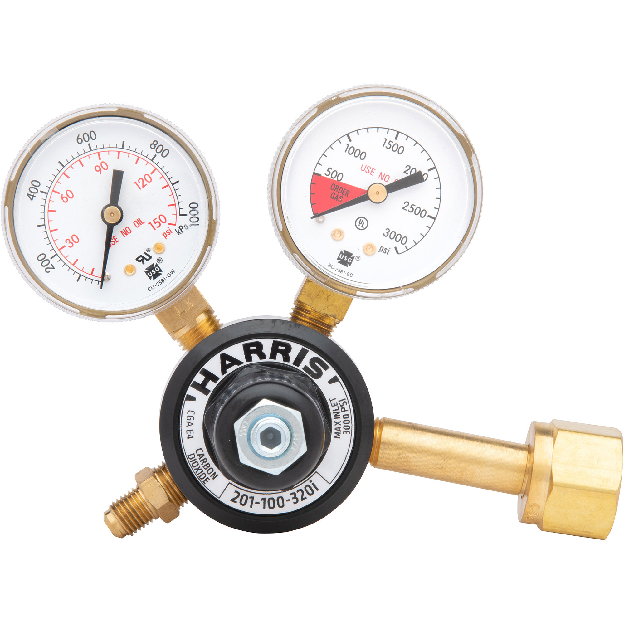 Harris Carbon Dioxide Beverage Regulator, Model# 3001994