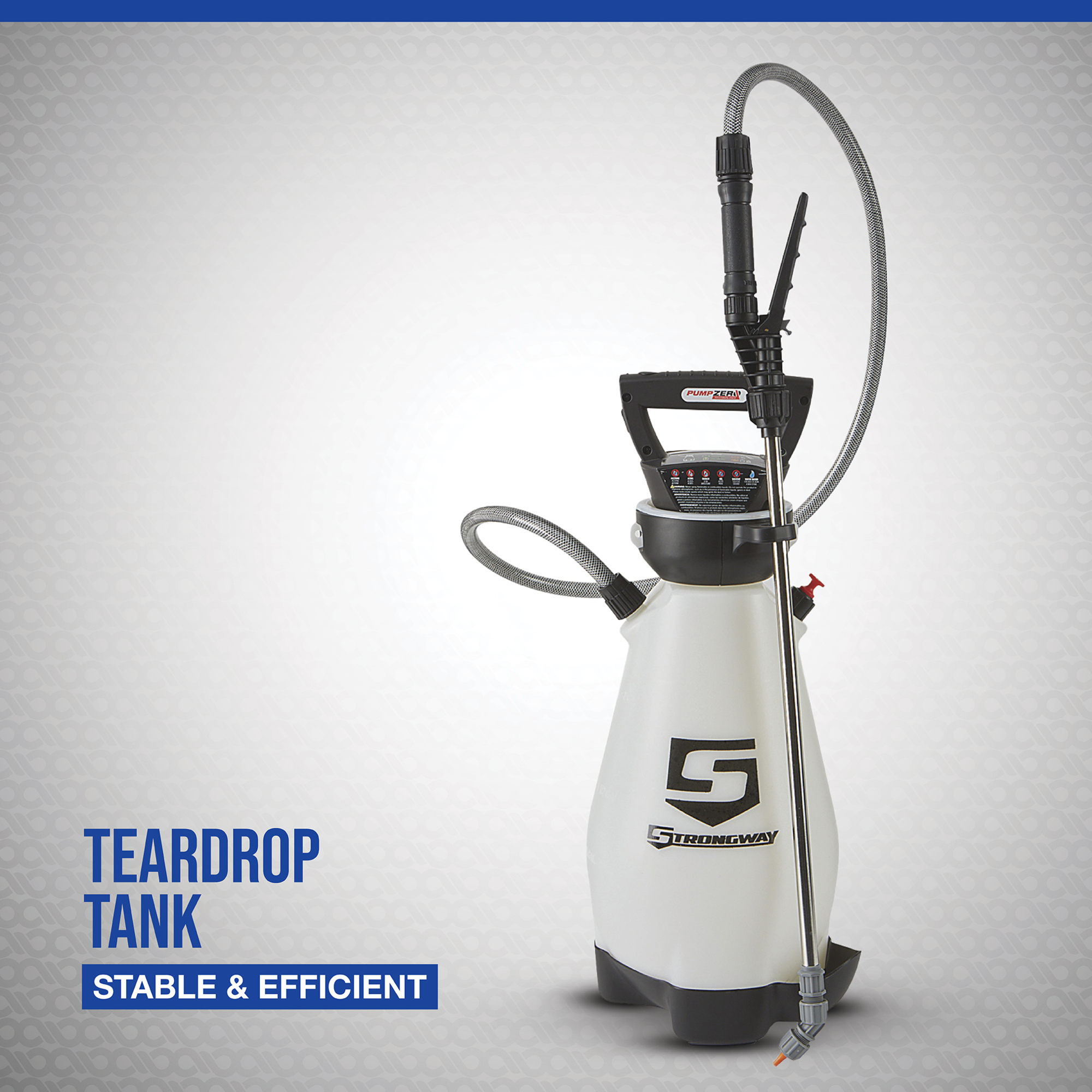 Strongway 2-Gallon, 7.2V Li-Ion Never Pump Sprayer Kit with