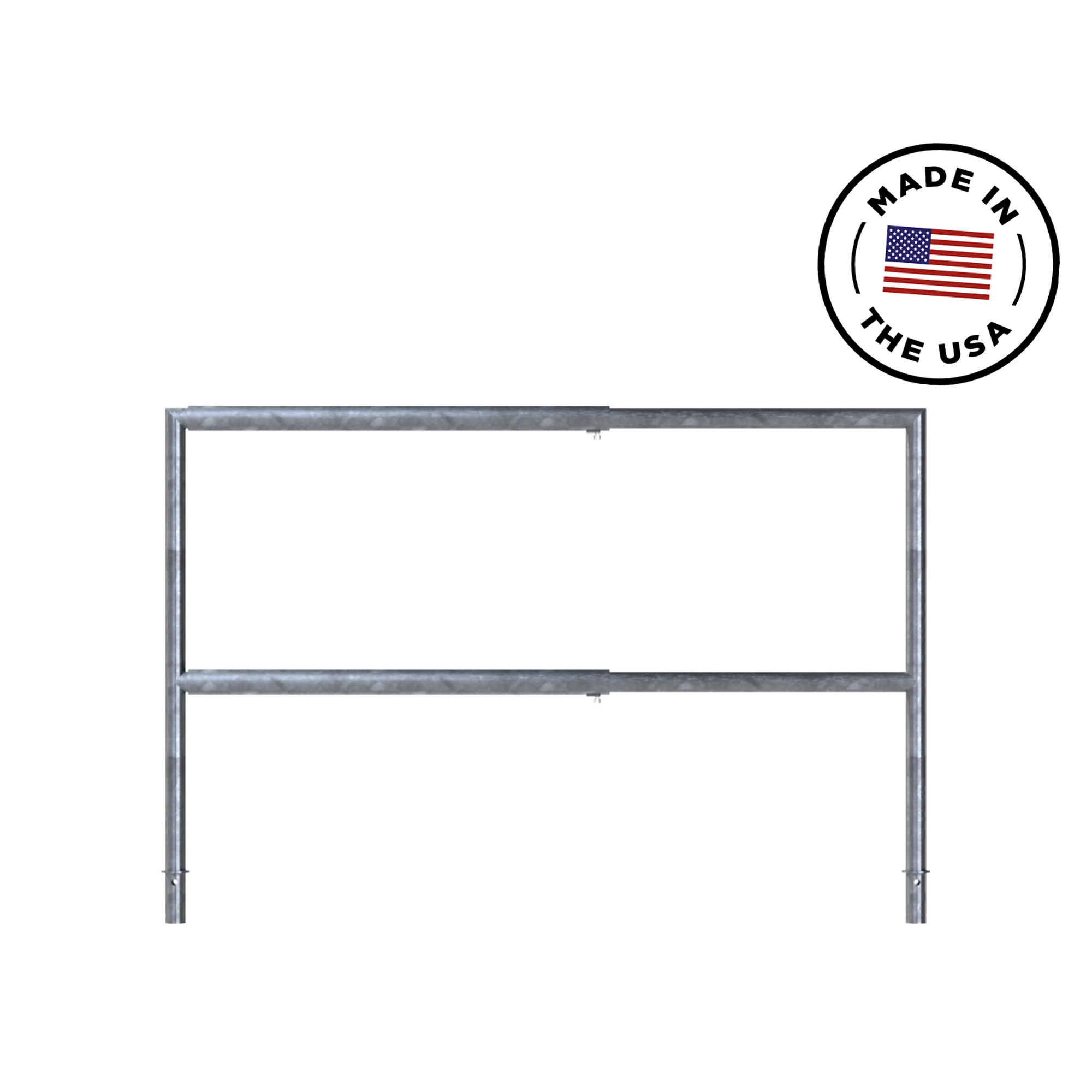 Safety Rail Company, 3ft.-5ft. Adjustable Length Safety Rail, OSHA Compliant, 100% Made in USA, Model# 400845