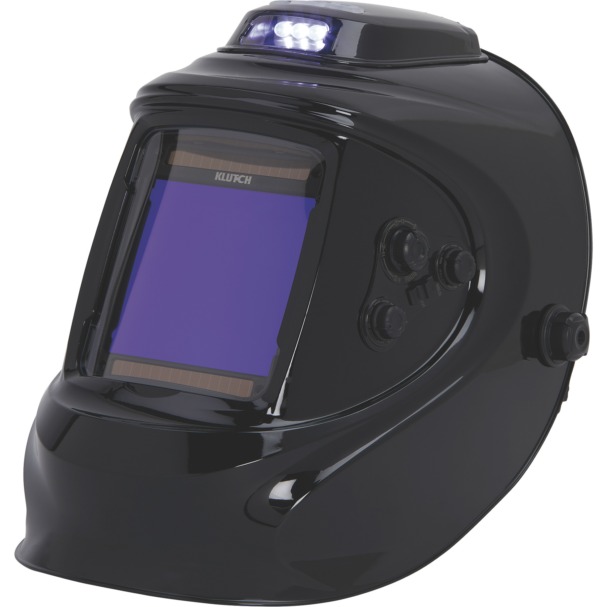 Klutch MonsterView(tm) 1400 AutoDarkening Welding Helmet with Light
