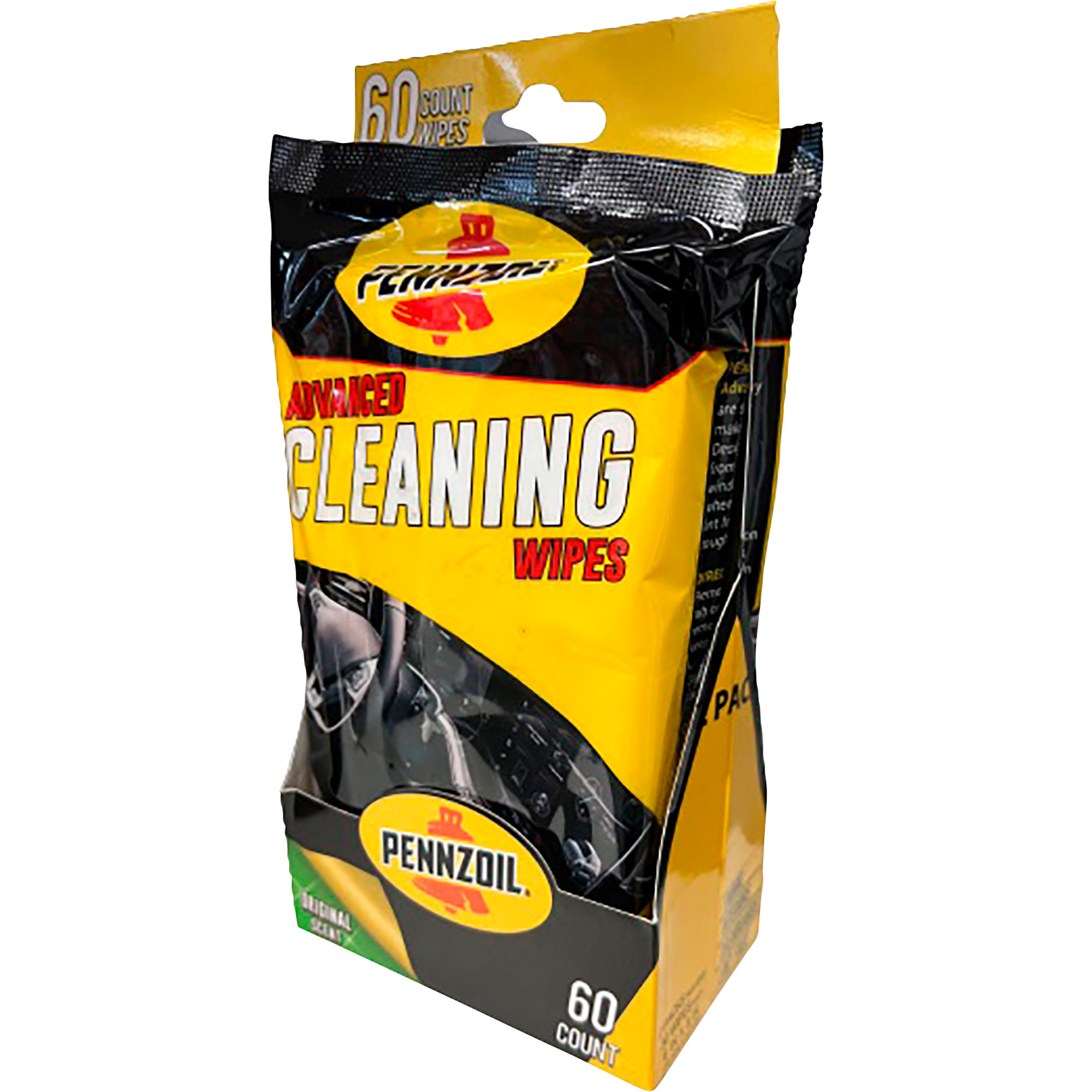 Pennzoil 6in. x 8in. Cleaning Wipes – 2-Pk., 30-Count Each, Model# 32038