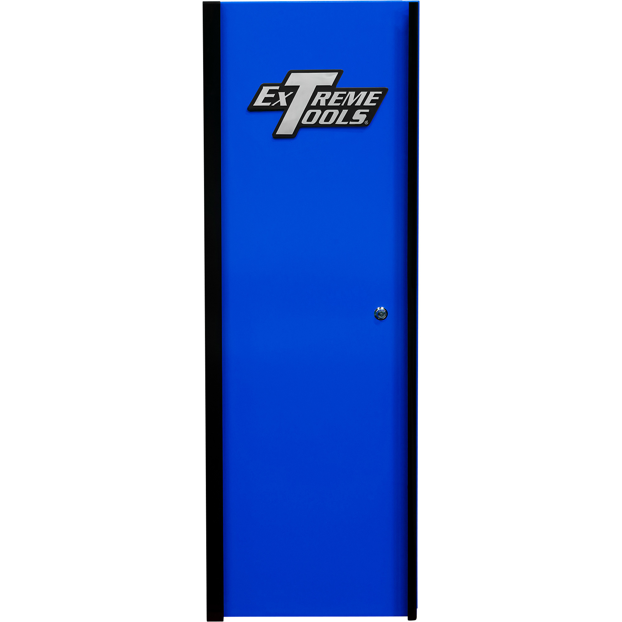 Extreme Tools RX Professional 3-Drawer and 3-Shelf Side Locker - 19in.W x 25in.D x 61in.H, Blue/Black, Model# RX192503SLBLBK