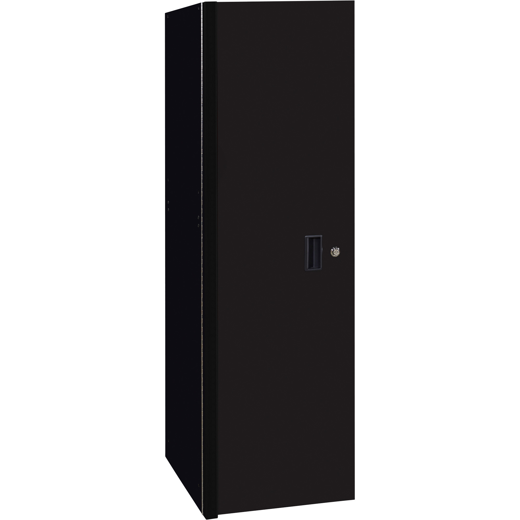 Extreme Tools RX Series Side Locker - 24in. 3-Drawer, 3-Shelf, Matte Black/Black, 24in.W x 30in.L x 61in.H, Model# RX243003SLMBBK