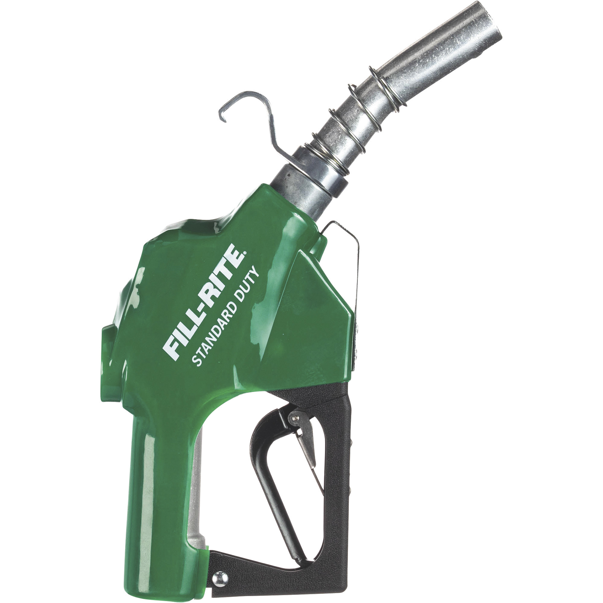 Fill-Rite Automatic Standard-Duty Fuel Nozzle — 1in. NPT, Diesel Spout,  Green Boot, Model# SDN100GAN