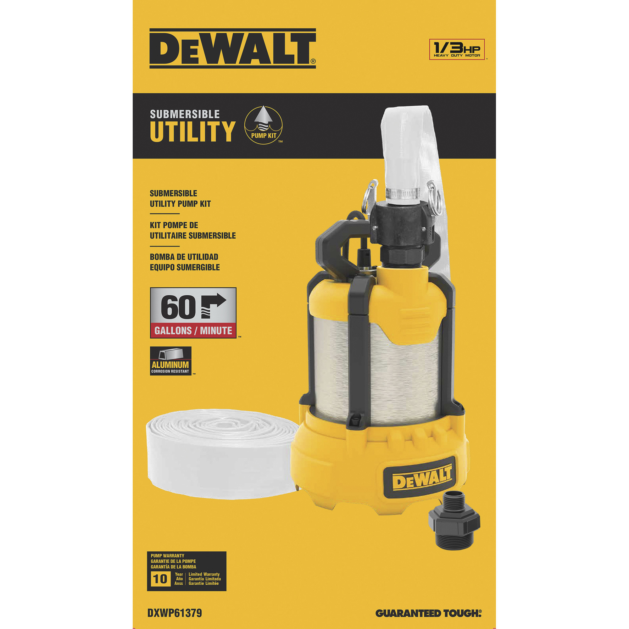 Dewalt water pump hot sale