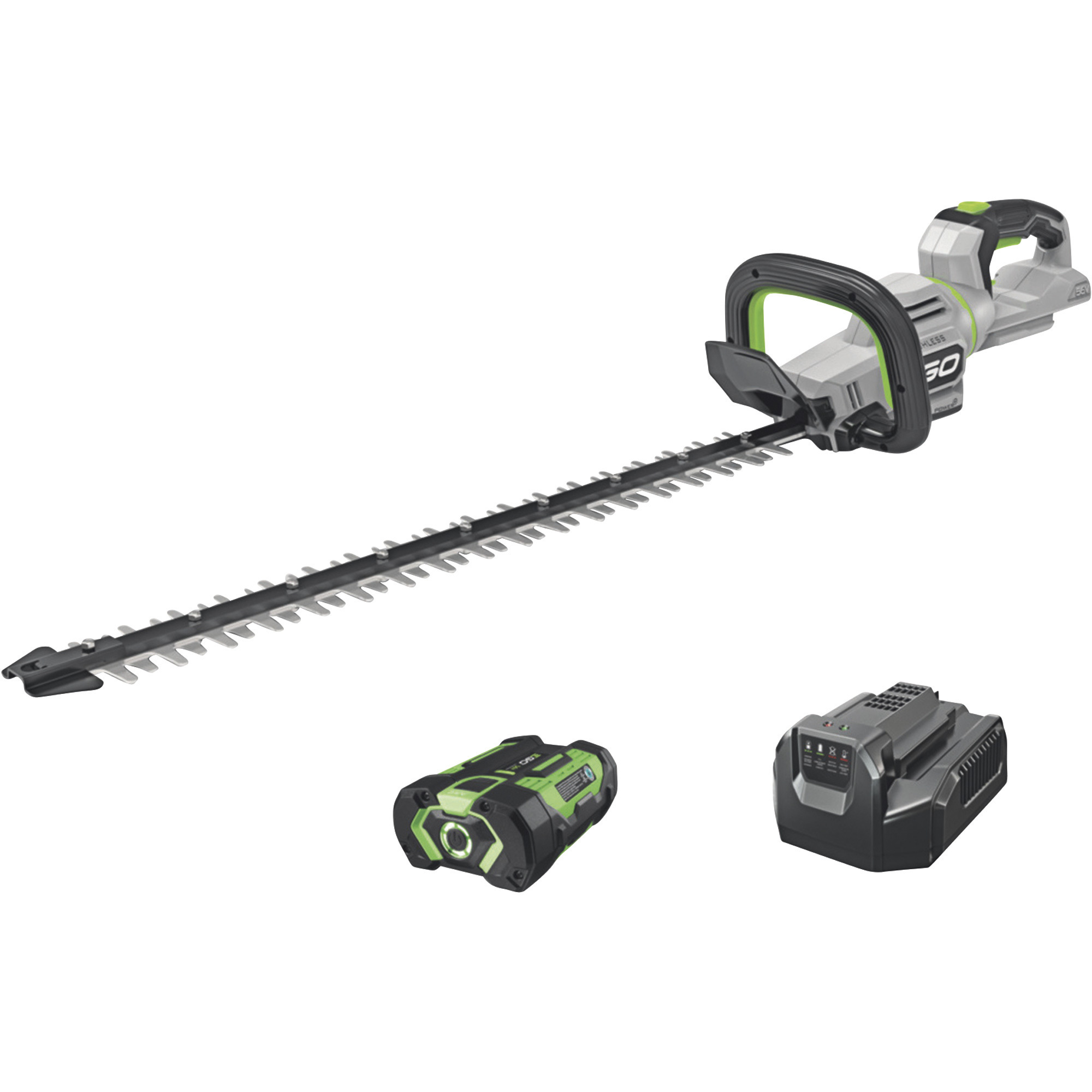 EGO Power+ Cordless Hedge Trimmer — 26in. Blades, 2.5Ah Battery, Model#  Ht2601