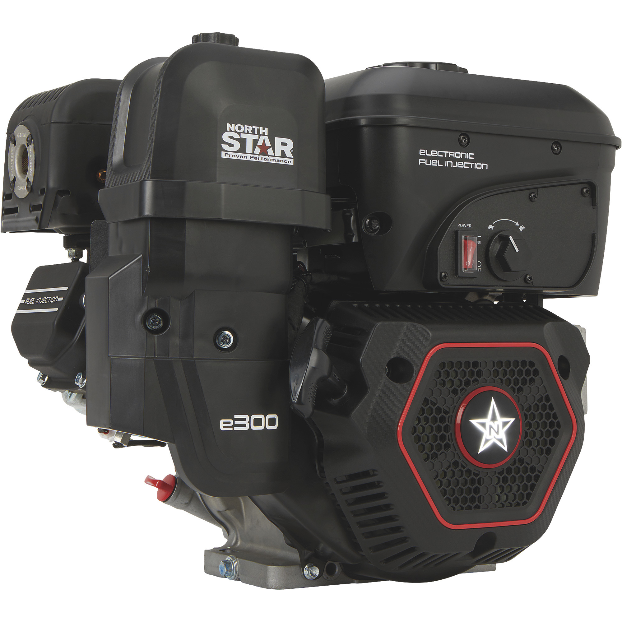 NorthStar e300 EFI Horizontal OHV Engine with Recoil Start, 300cc, 1in. x 3.48in. Shaft