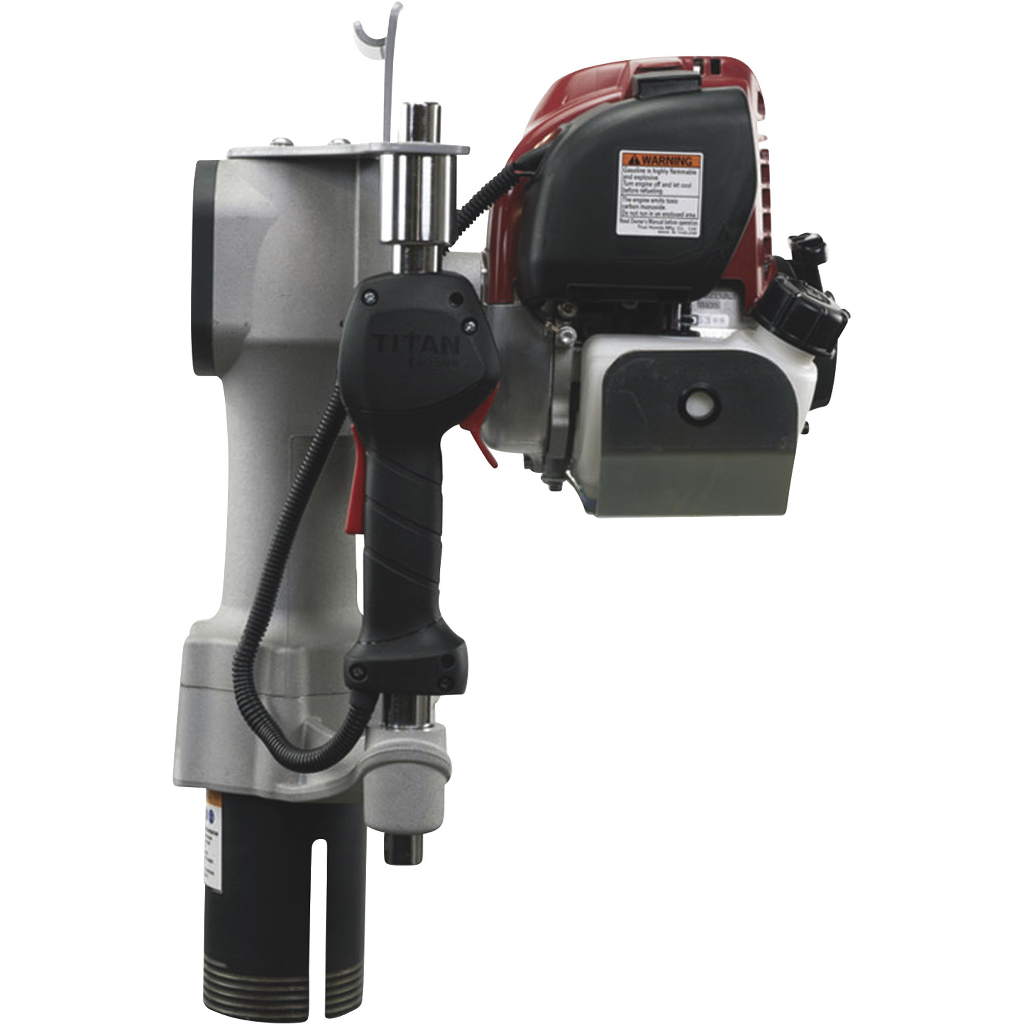 Titan XSeries SelfContained Post Driver — 45Lb. Driving Head, 1.3 HP