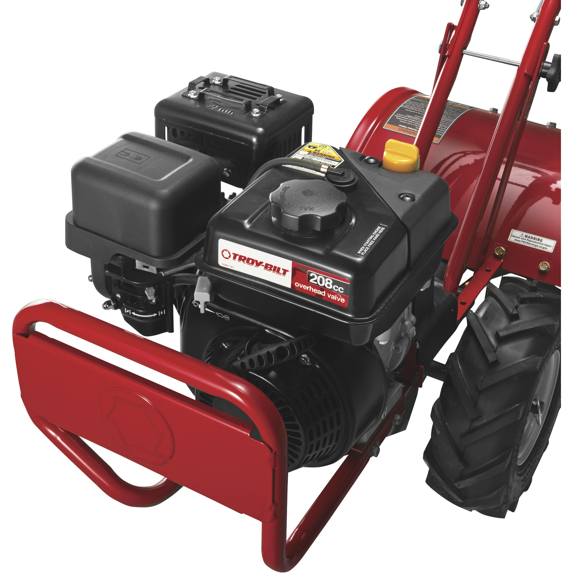 Troy-Bilt Super Bronco Counter-Rotating Rear Tine Tiller — 16in