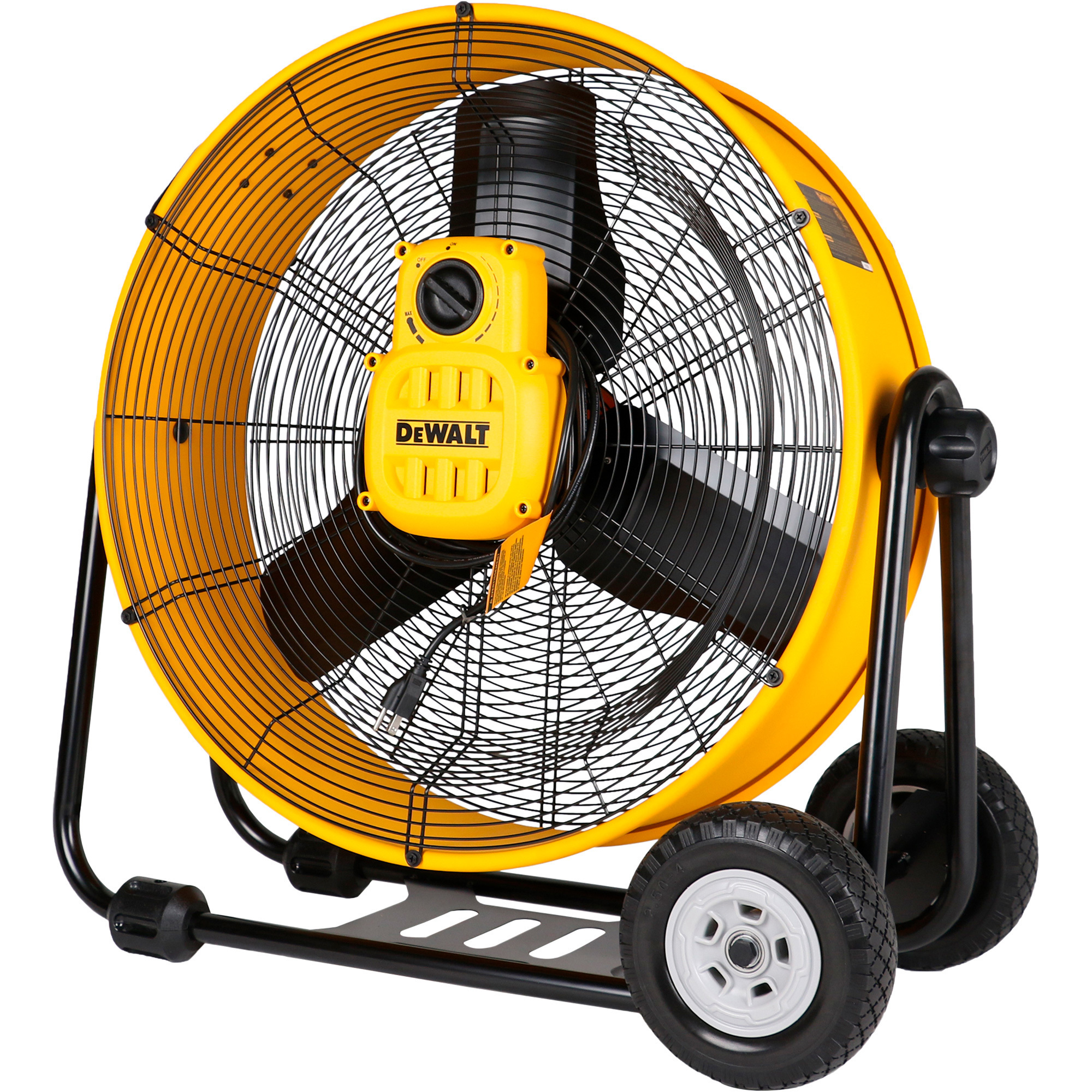 DEWALT 24in. Drum Fan with Brushless Motor, 6500 CFM, Model DXF2490