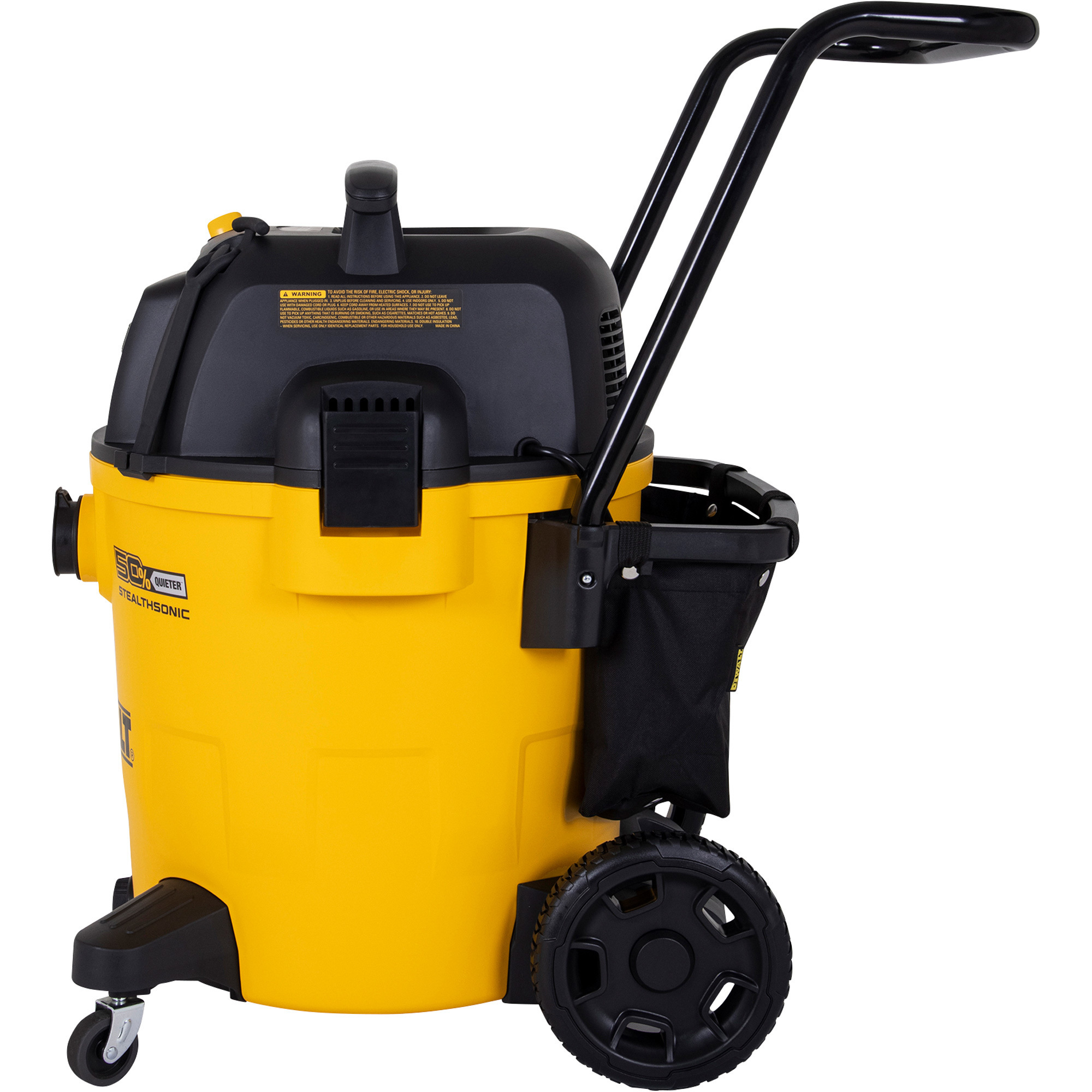 DEWALT 16Gallon Stealthsonic Poly Wet/Dry Vacuum, Model DXV16PQTA