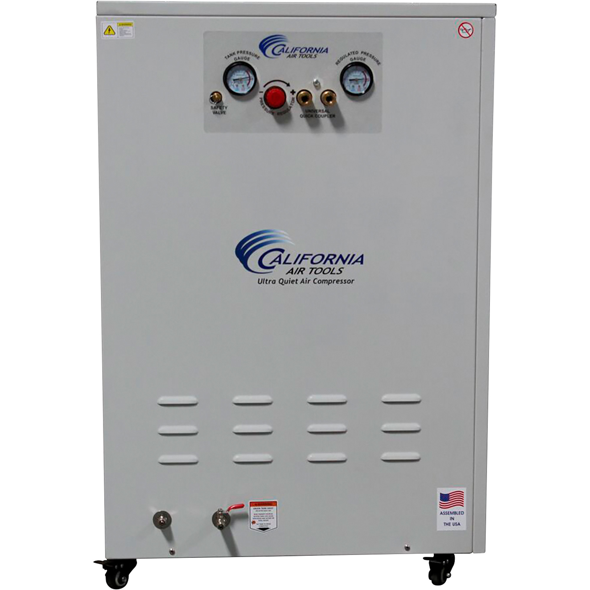 California Air Tools 10-Gallon Air Compressor, 2 HP, 15 Amp, Model# 10020DSPCAD