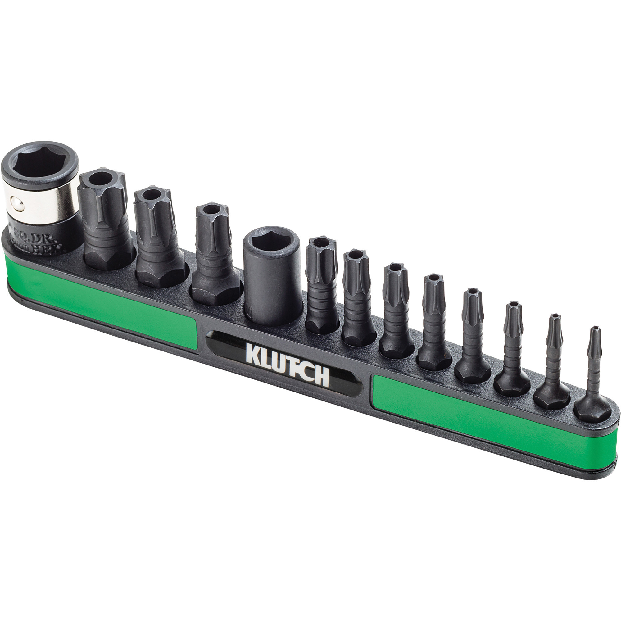 Klutch 13-Pc. Tamper-Resistant Impact Star Bit Set
