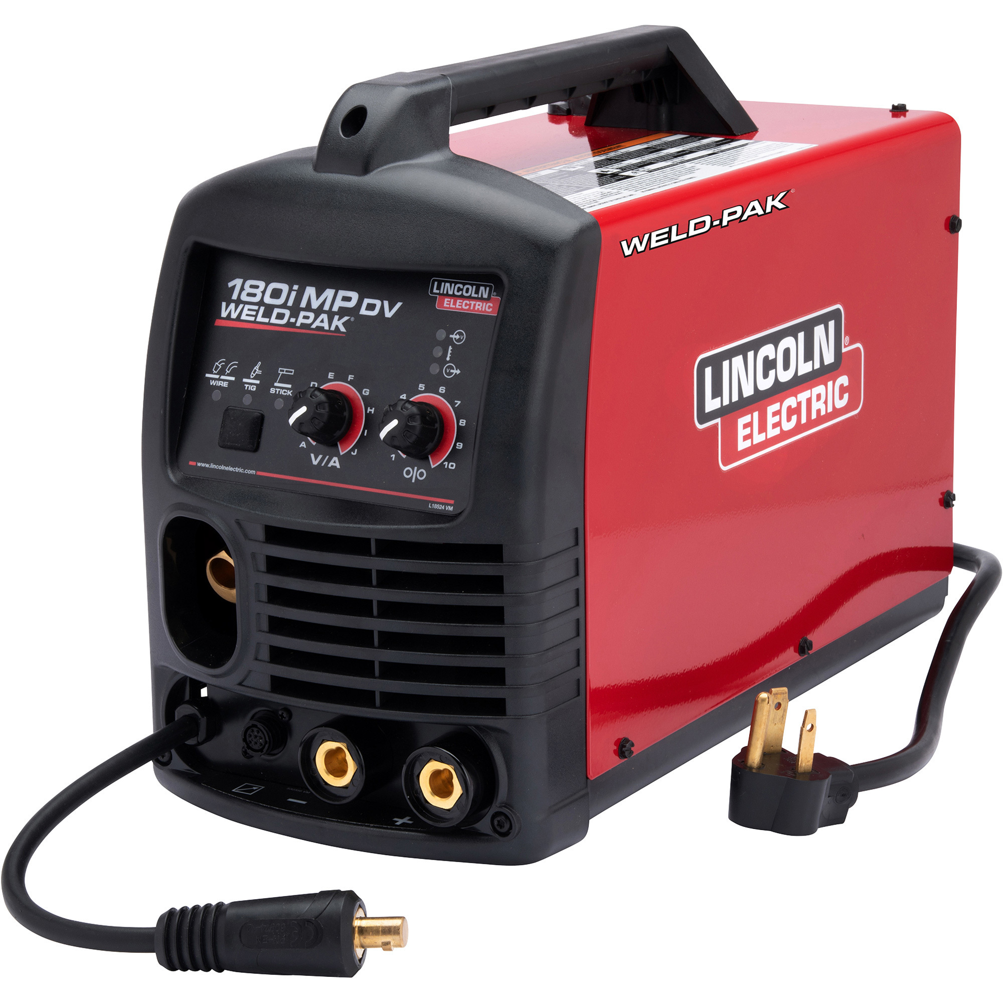 Lincoln Electric Weld Pak 180i Welder W Spool Volts 120230 Max Amps 180 Mig Ready Model 4816