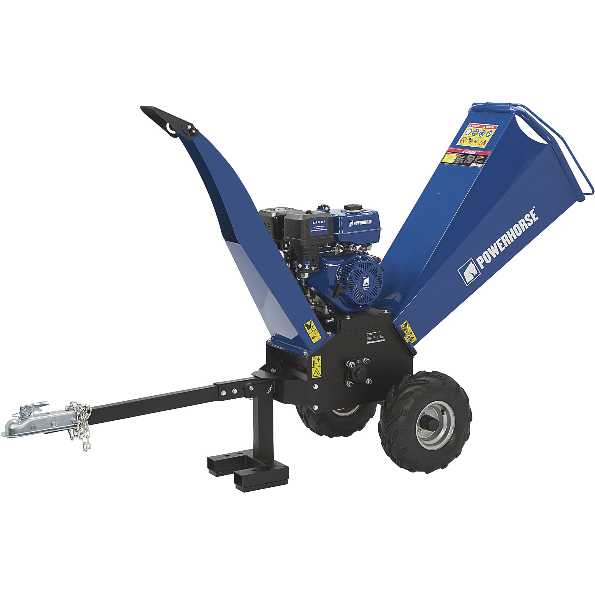 Powerhorse Towable Wood Chipper/Shredder, 420cc OHV Engine