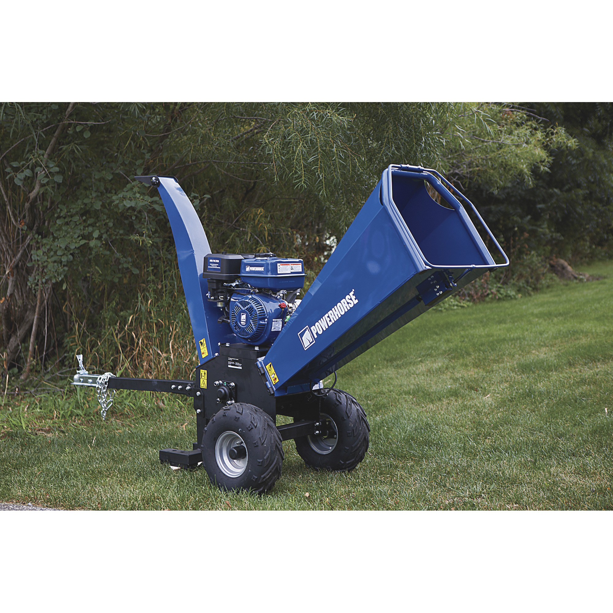 Powerhorse Towable Wood Chipper/Shredder, 420cc Powerhorse OHV Engine