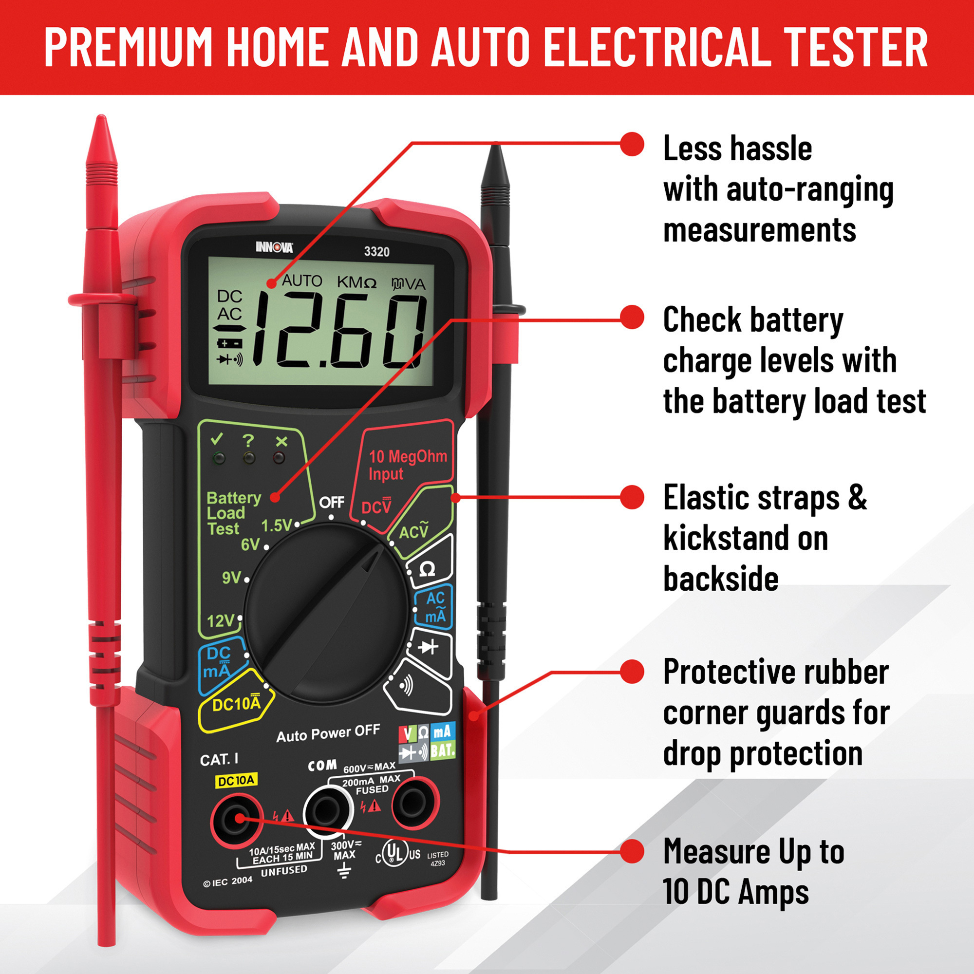 Innova Digital Multimeter, Model 3320 Northern Tool