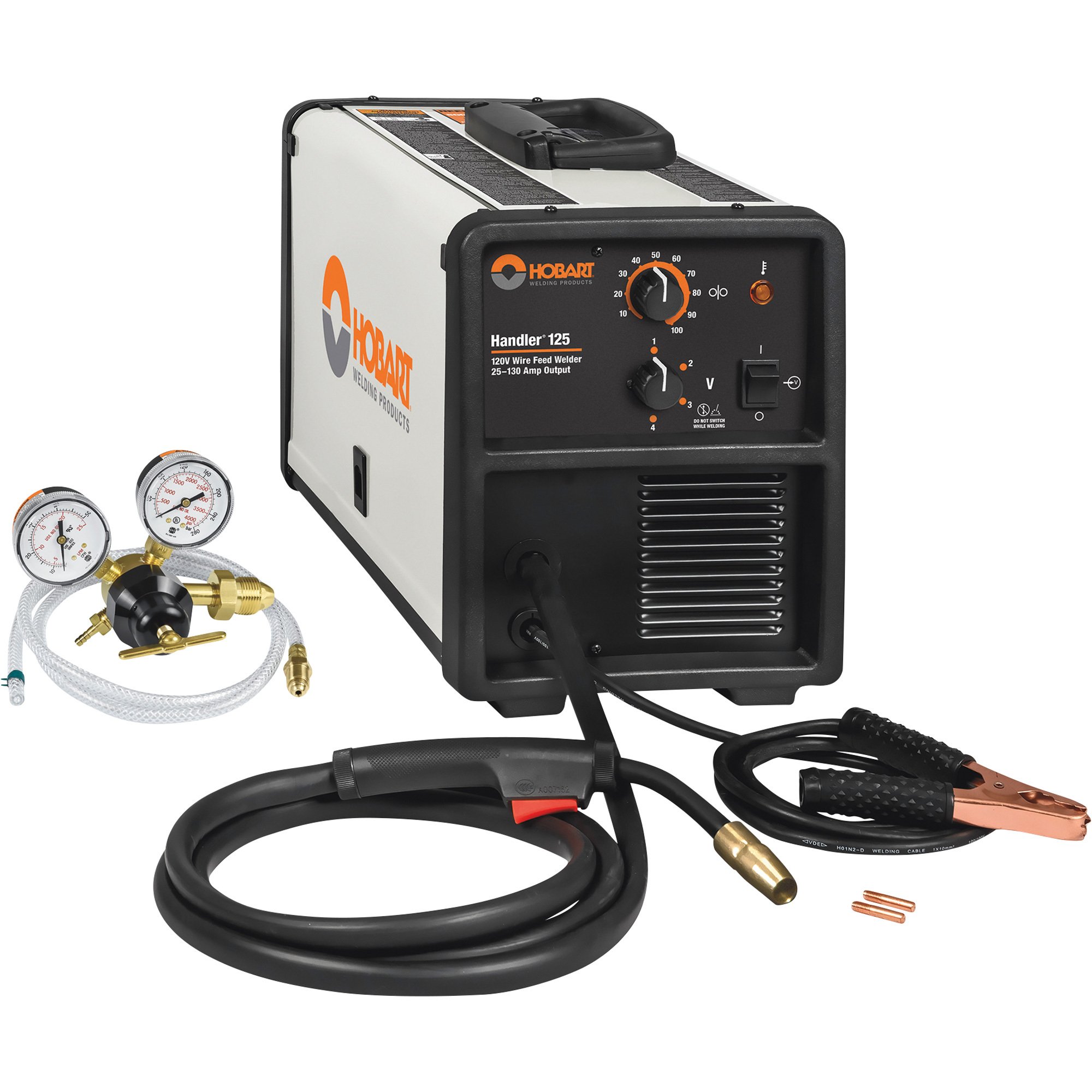 Hobart Handler 125, 120V, 130 Amp, Flux-Core Welder, MIG Welder, Model ...