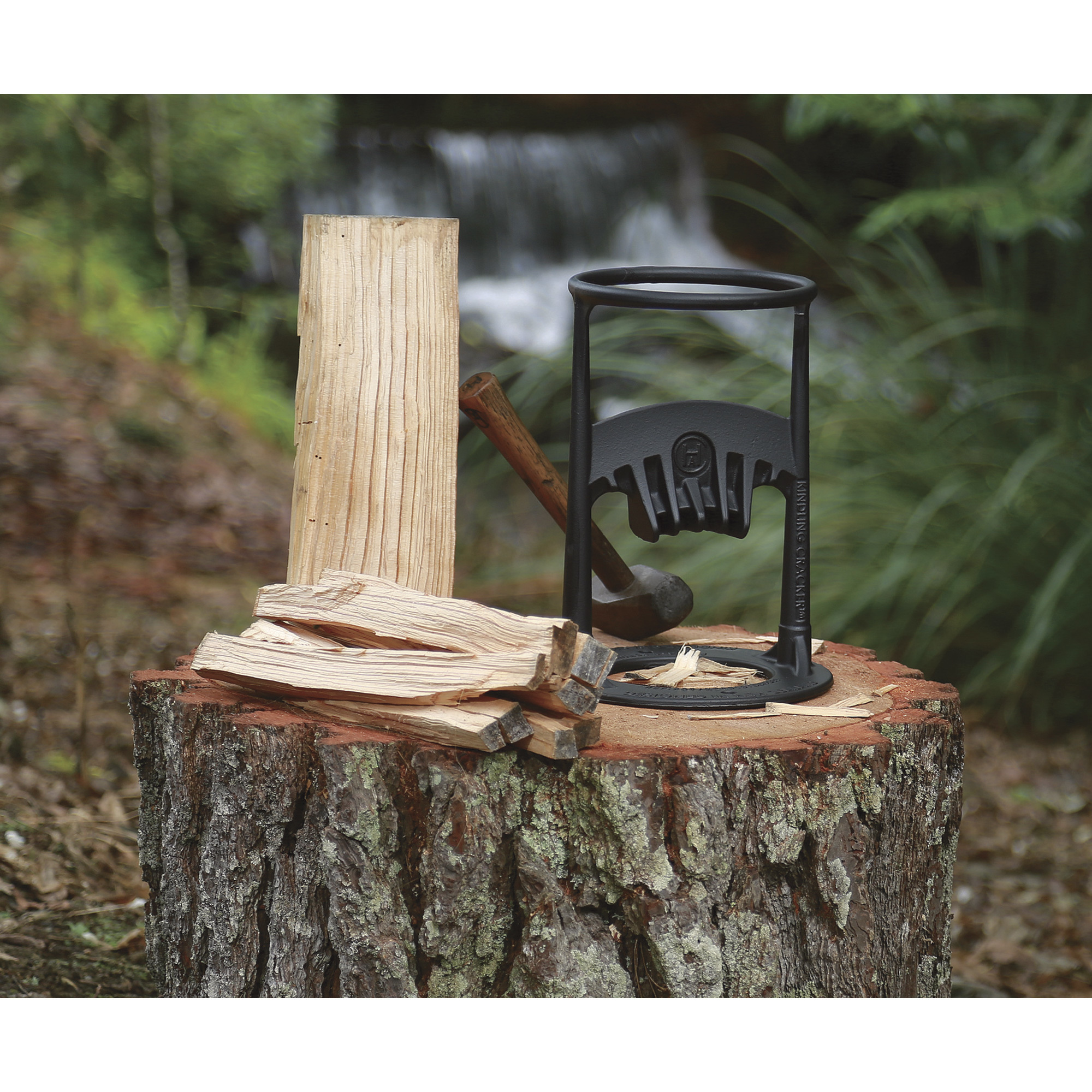 Heavy-Duty Firewood Splitter Fireplace Tool Log Splitter Kindling Splitter  or Kindling Cracker Safe Wood Splitter