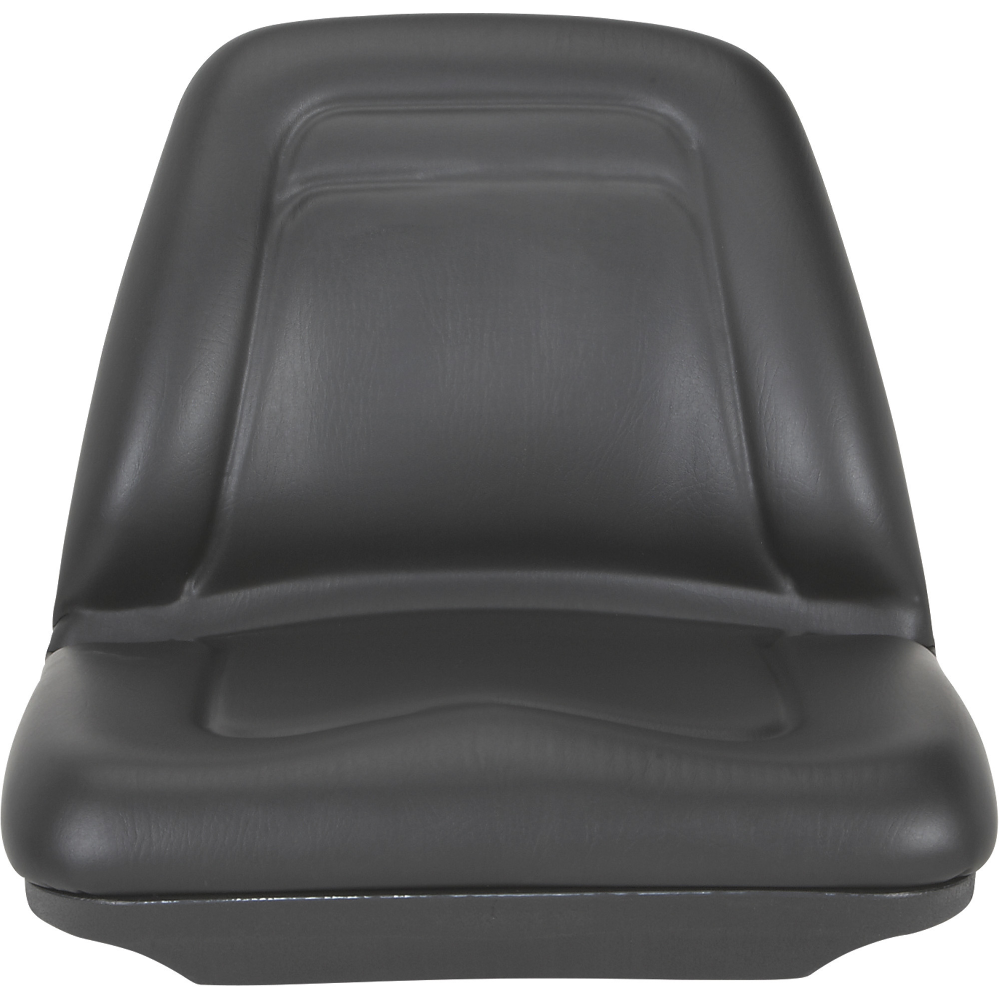 A & I Deluxe MidBack Utility Lawn Mower Seat — Black, Model TM555BL