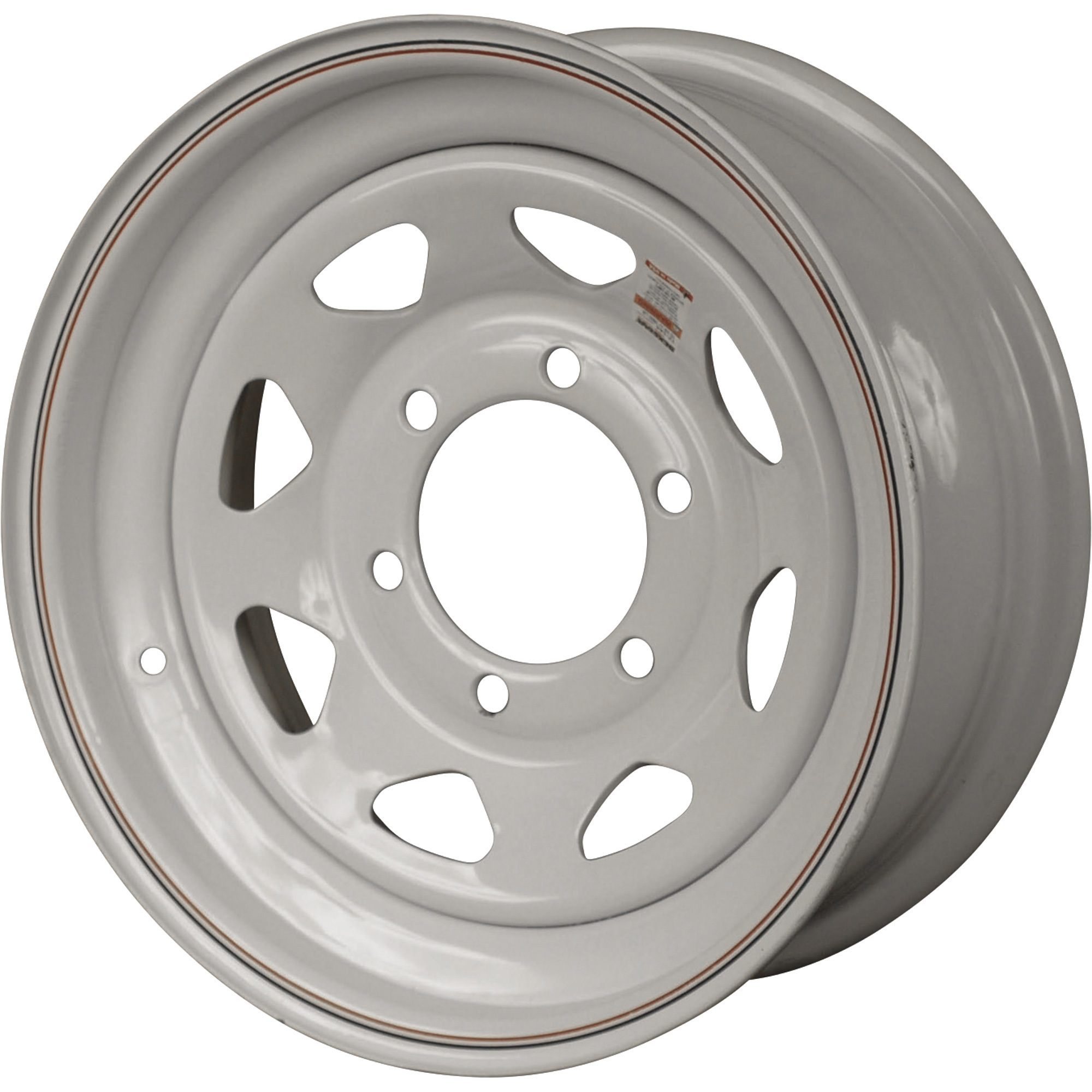 Martin Wheel 15in. Spoked Trailer Tire Wheel — Rim Only, 6-Hole, Fits ...